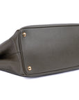 Saffiano Lux Leather Medium Double Zip Tote