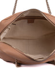 Beige Soho Leather Chain Shoulder Bag