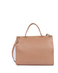 Furla Beige Leather Large Julia Top Handle Bag