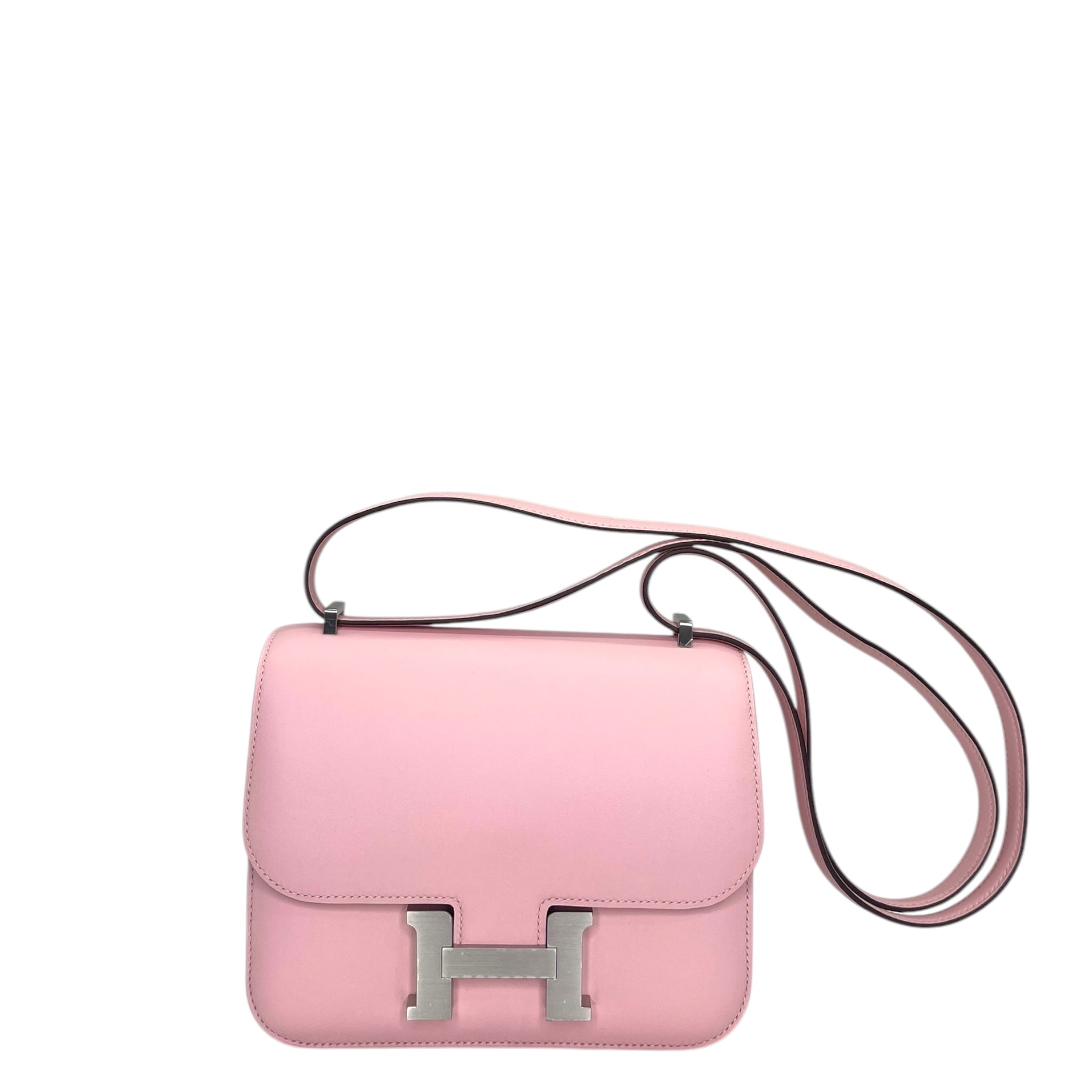 Hermès Constance 18 Rose Sakura Swift Brushed Palladium Hardware