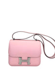 Hermès Constance 18 Rose Sakura Swift Brushed Palladium Hardware