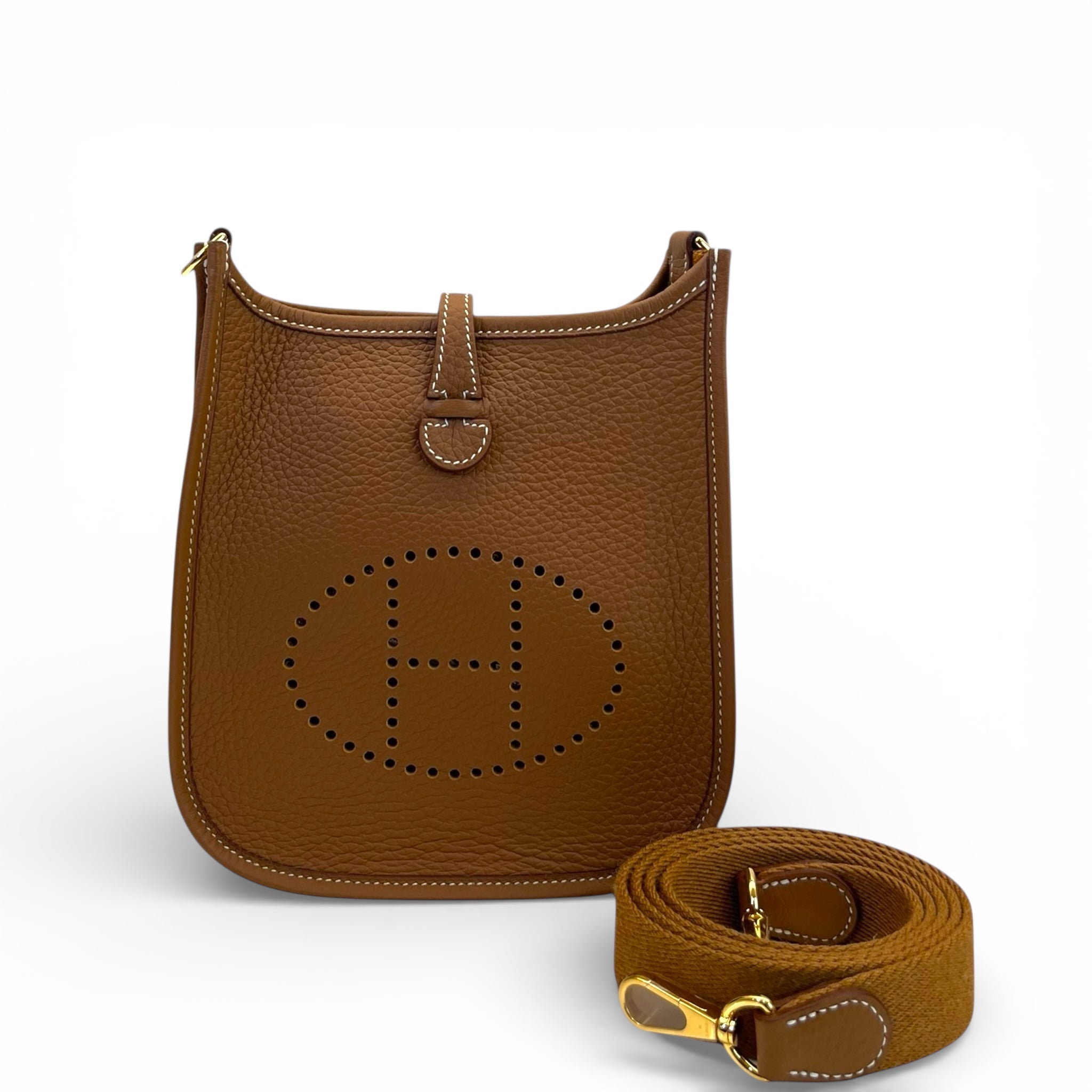 Hermès Evelyne 16 TPM Brown Clemence GHW