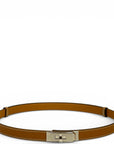 Hermès Kelly 18 Belt Gold Epsom PHW 55 cm to 100 cm