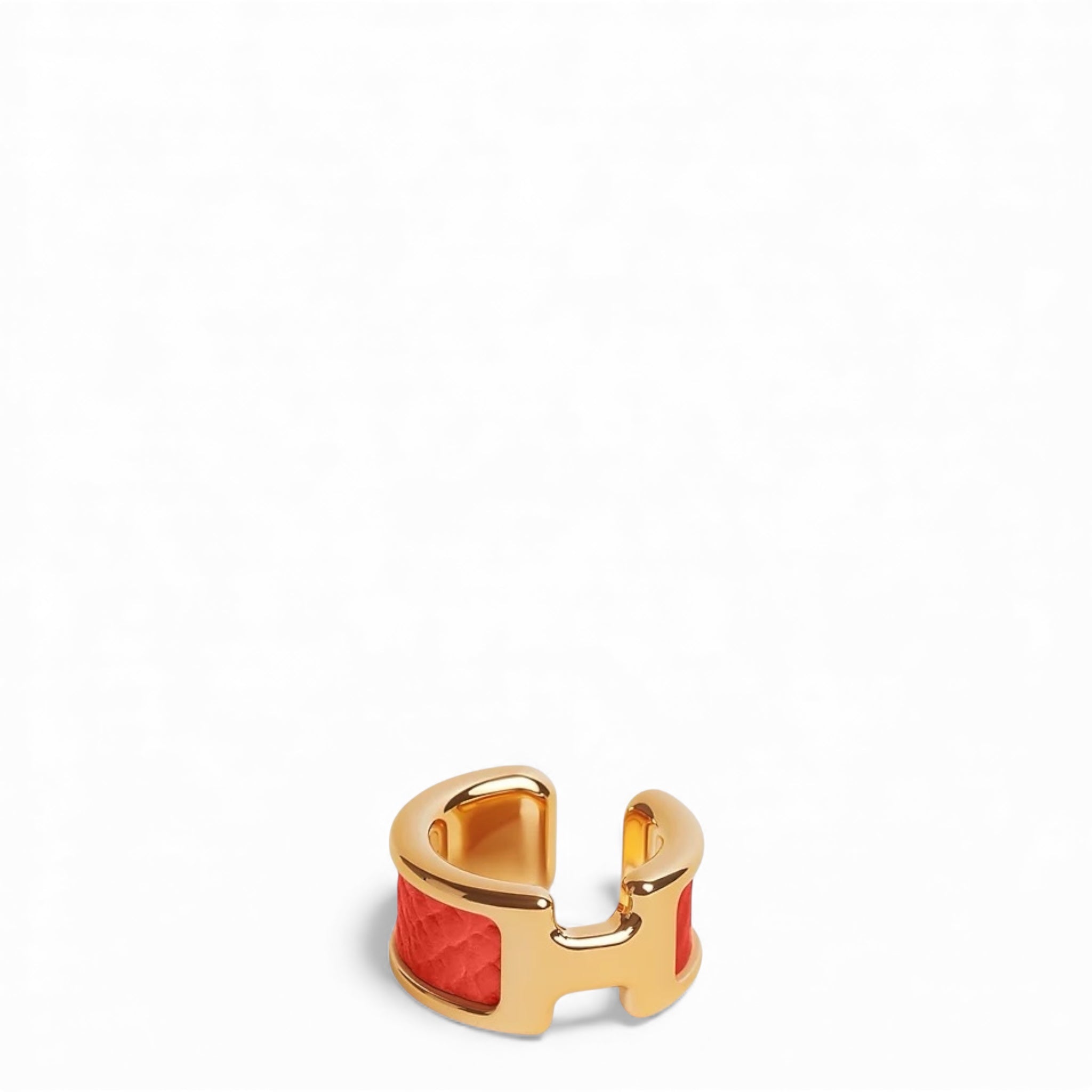 Hermès Olympe Ear Cuff Orange Field