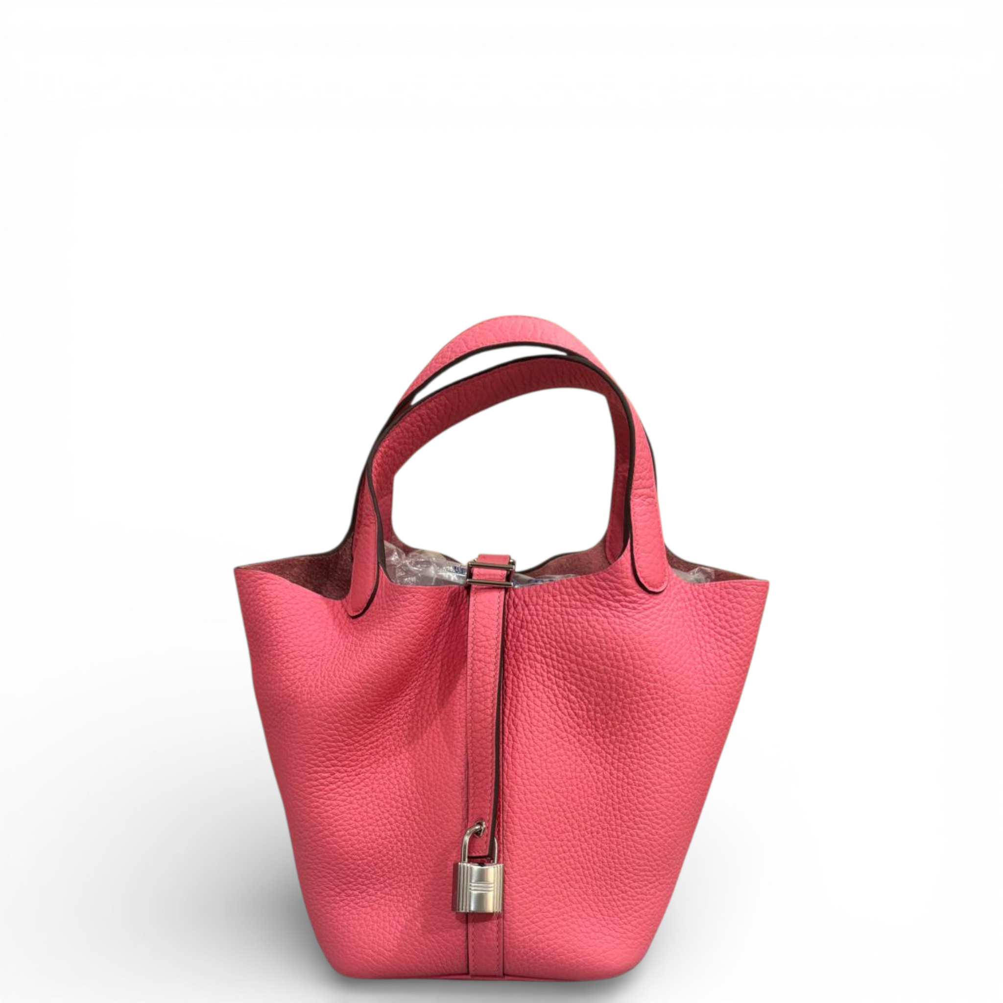 Hermès Picotin Lock 18 Rose Azalée Clemence PHW