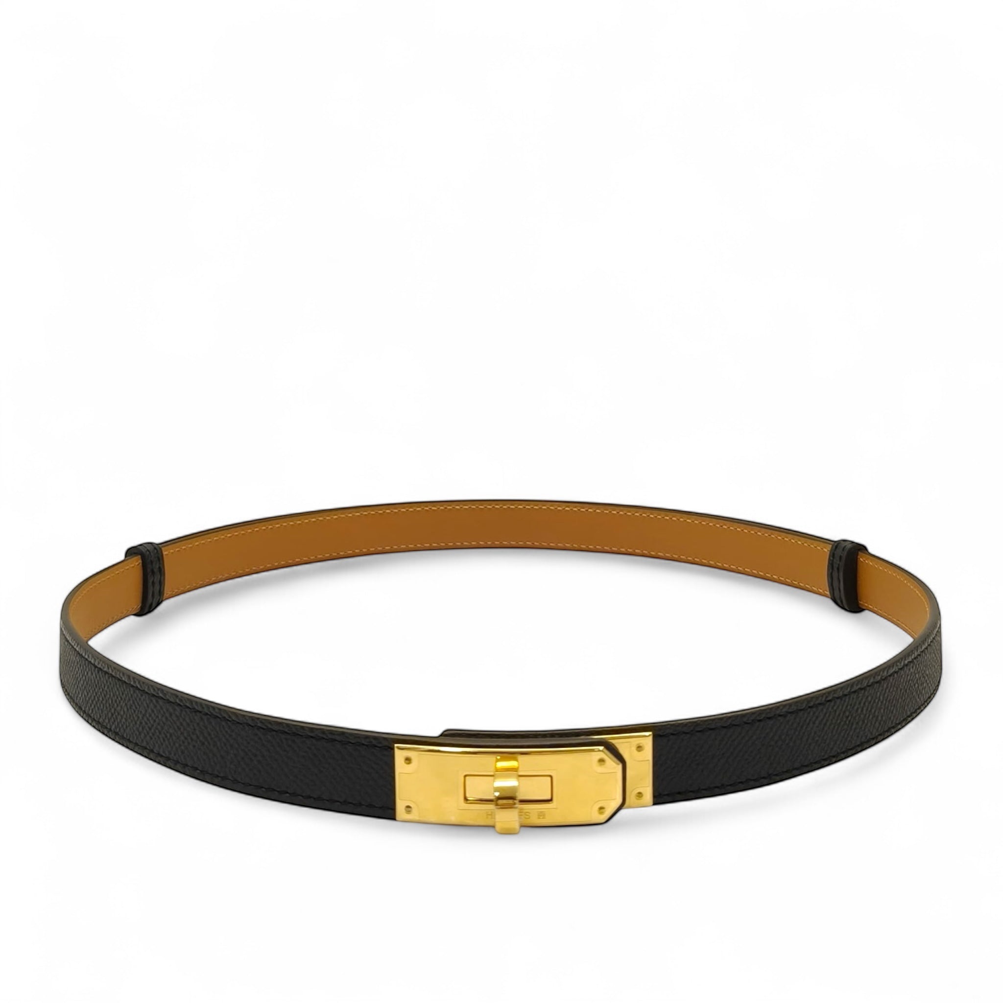 Hermes Kelly 18 Noir Belt