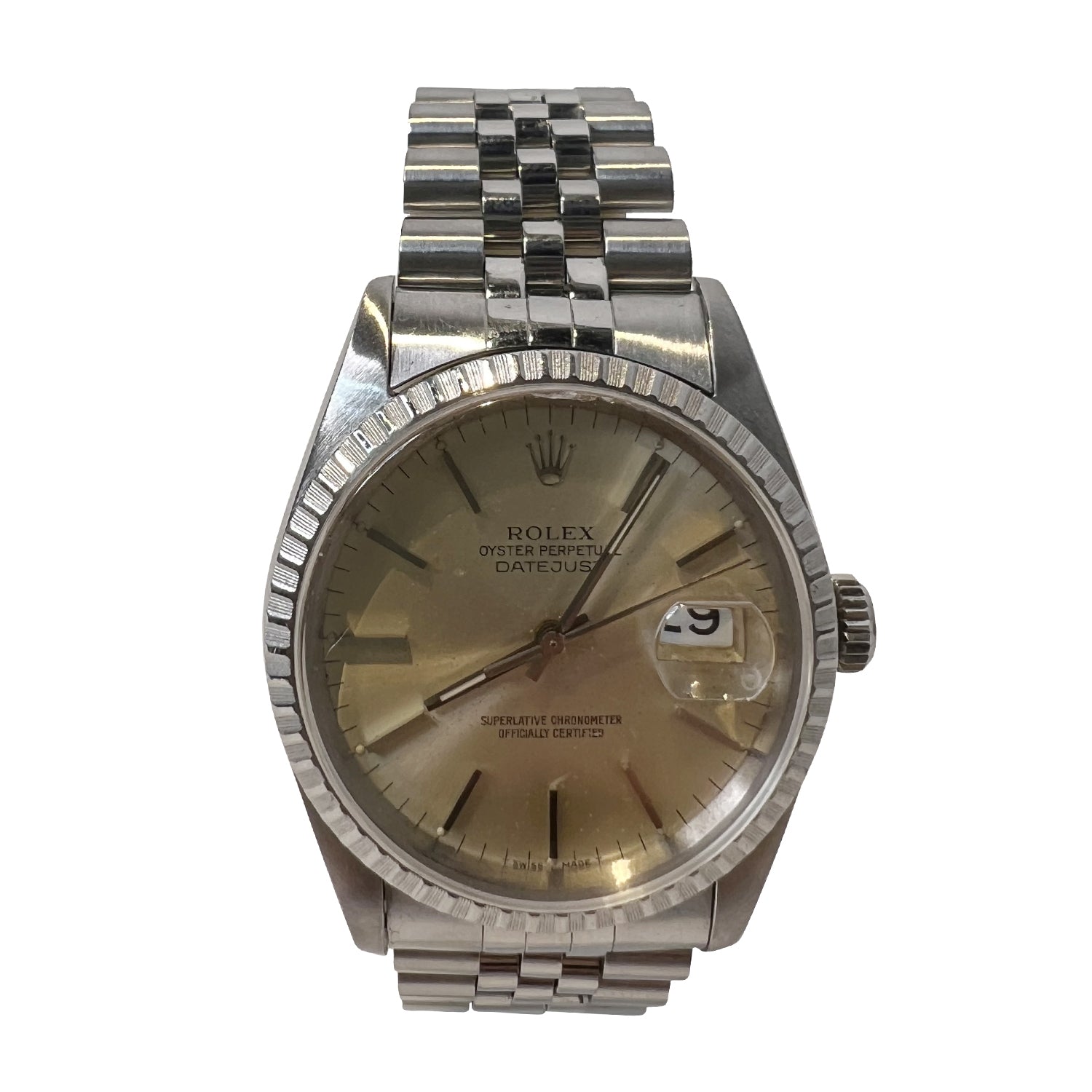 Silver Datejust Dial Jubilee Bracelet Steel Watch