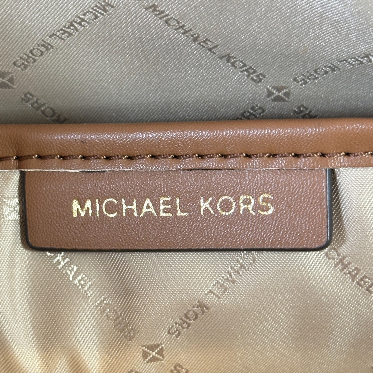 Michael Kors Jaycee Medium Brown Backpack