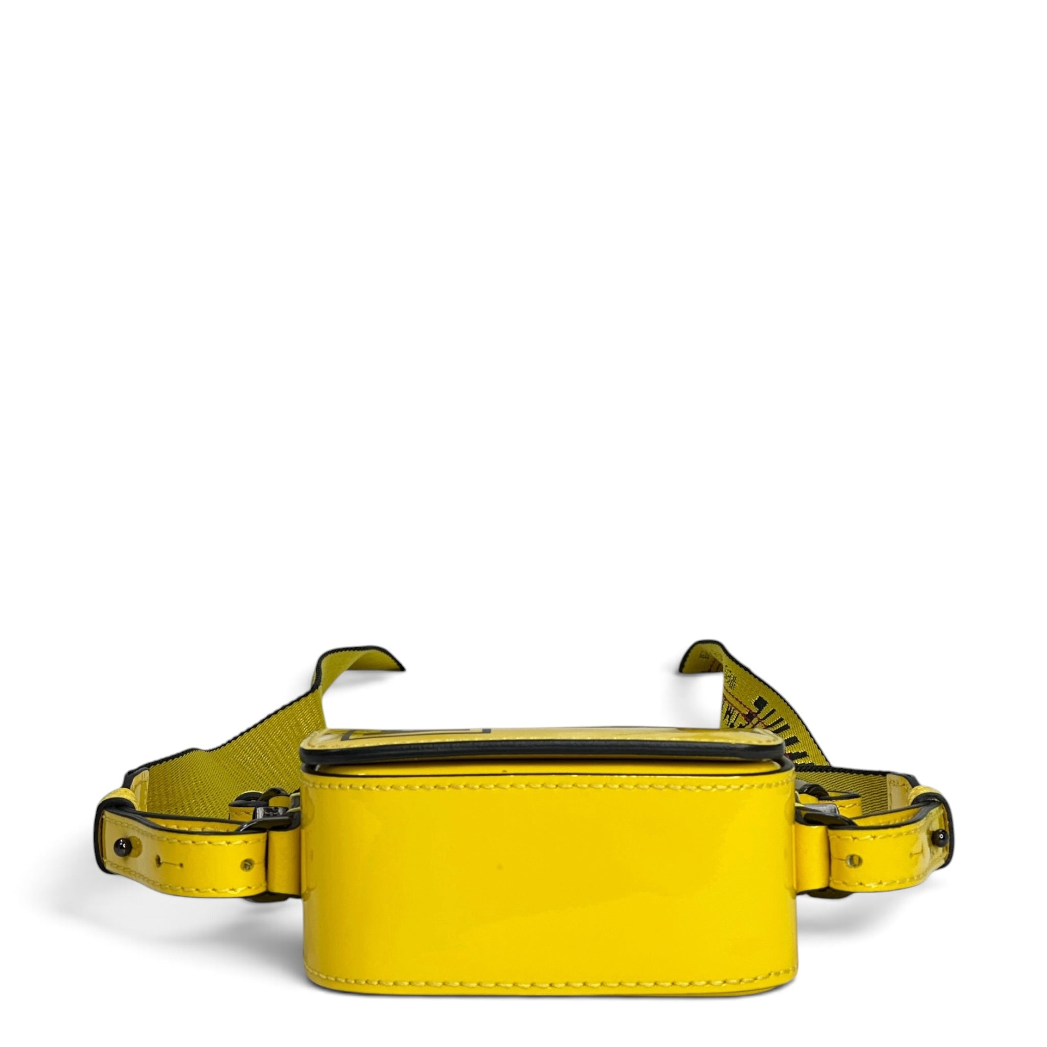 Off White Baby Binder Clip Bag