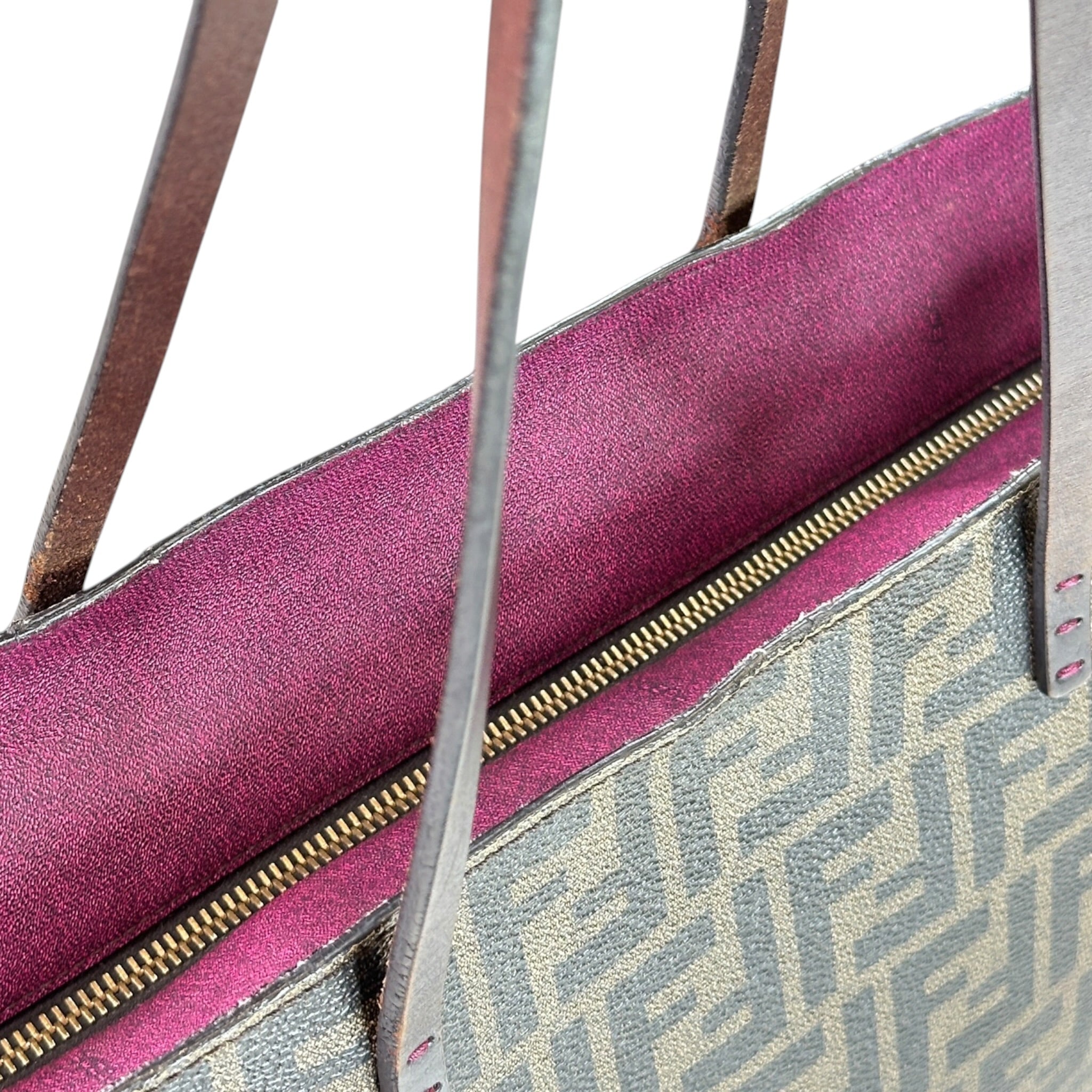 Fendi Zucca Print Coated Canvas Tote