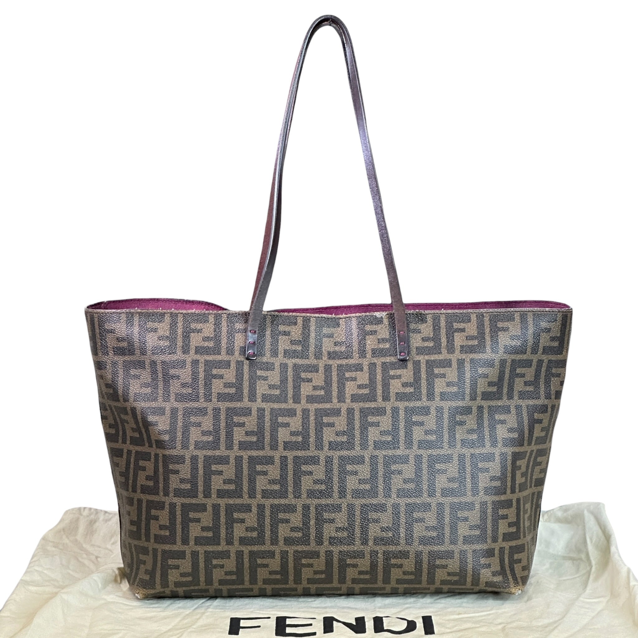 Fendi Zucca Print Coated Canvas Tote