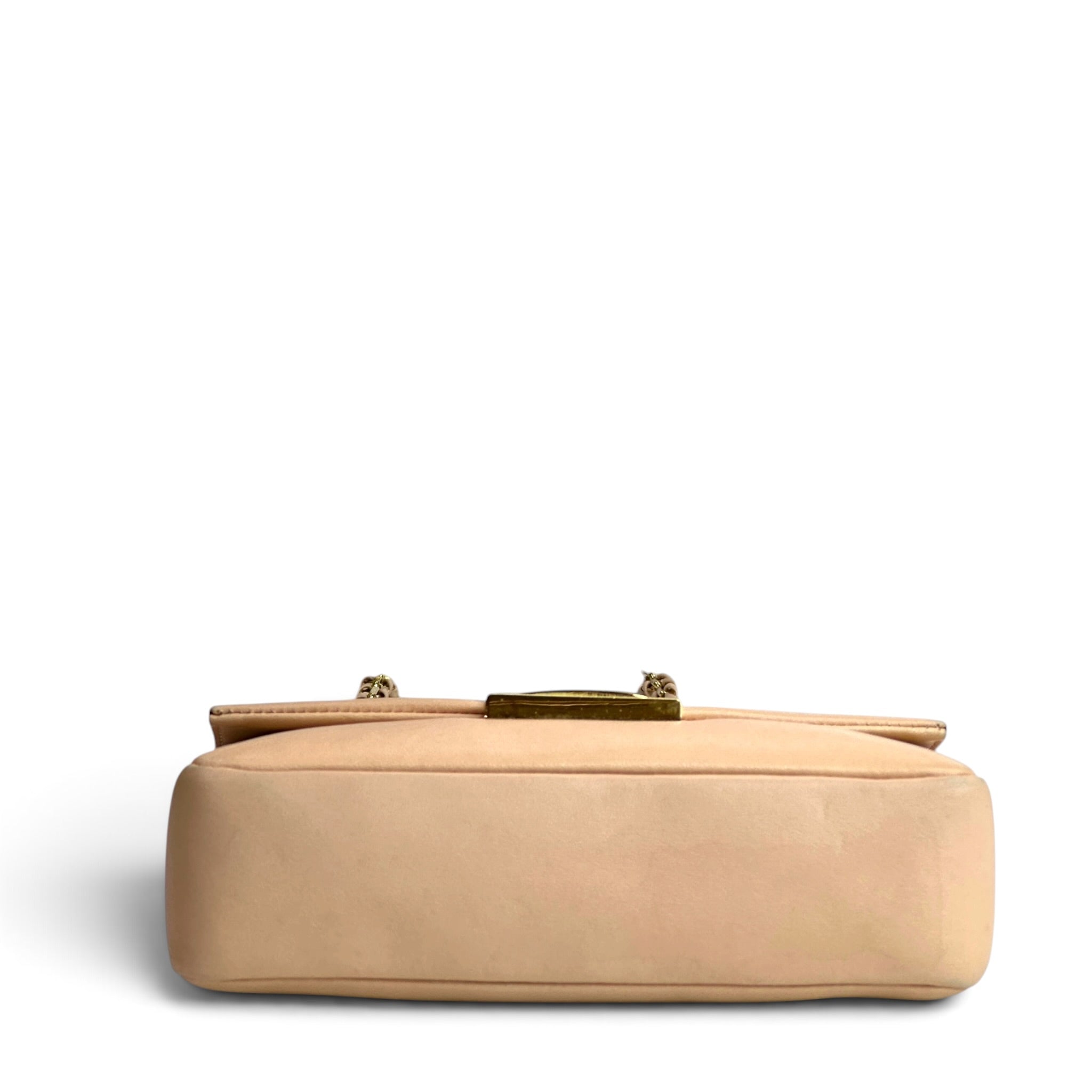 Fendi Mini Be Baguette Blush Crossbody Bag