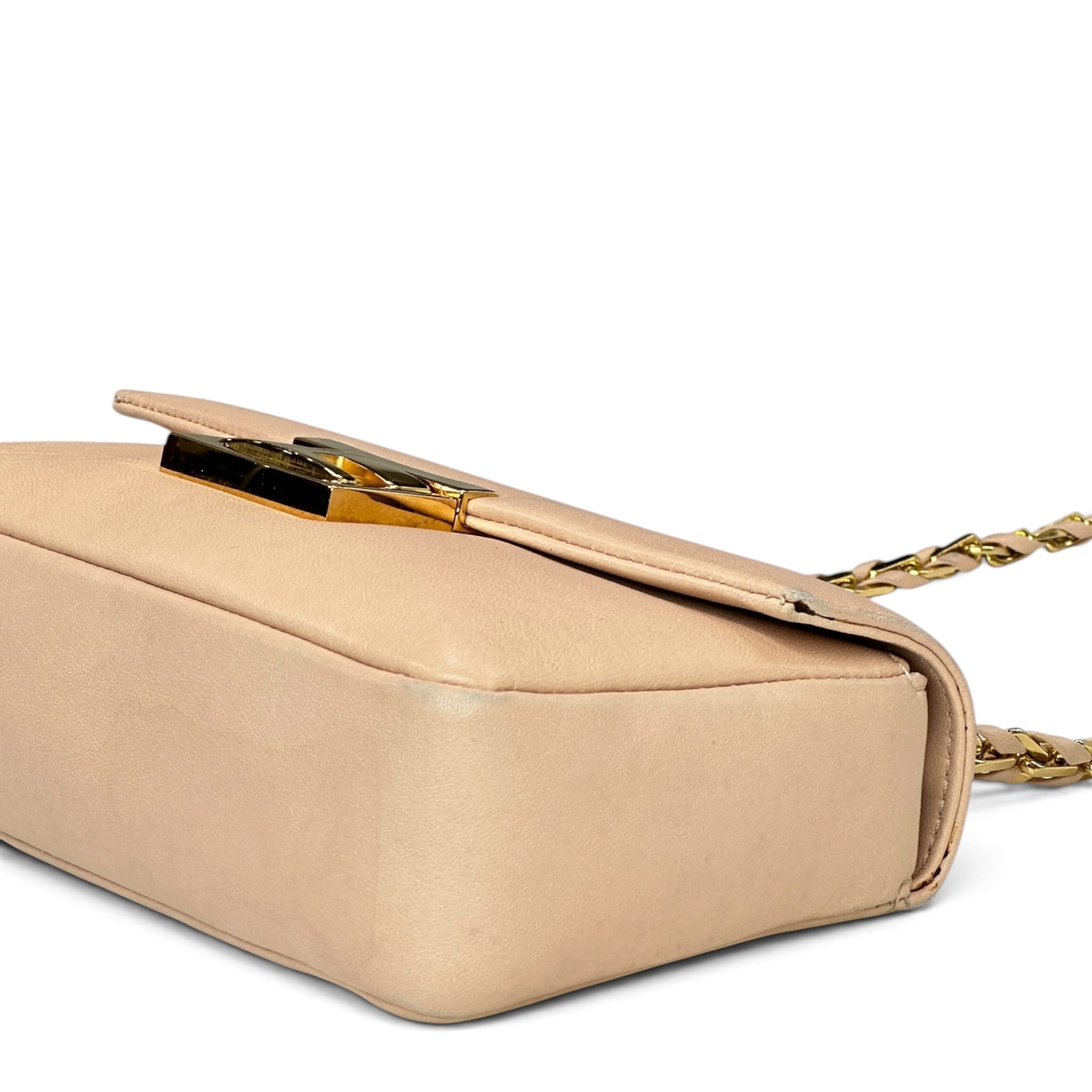 Fendi Mini Be Baguette Blush Crossbody Bag