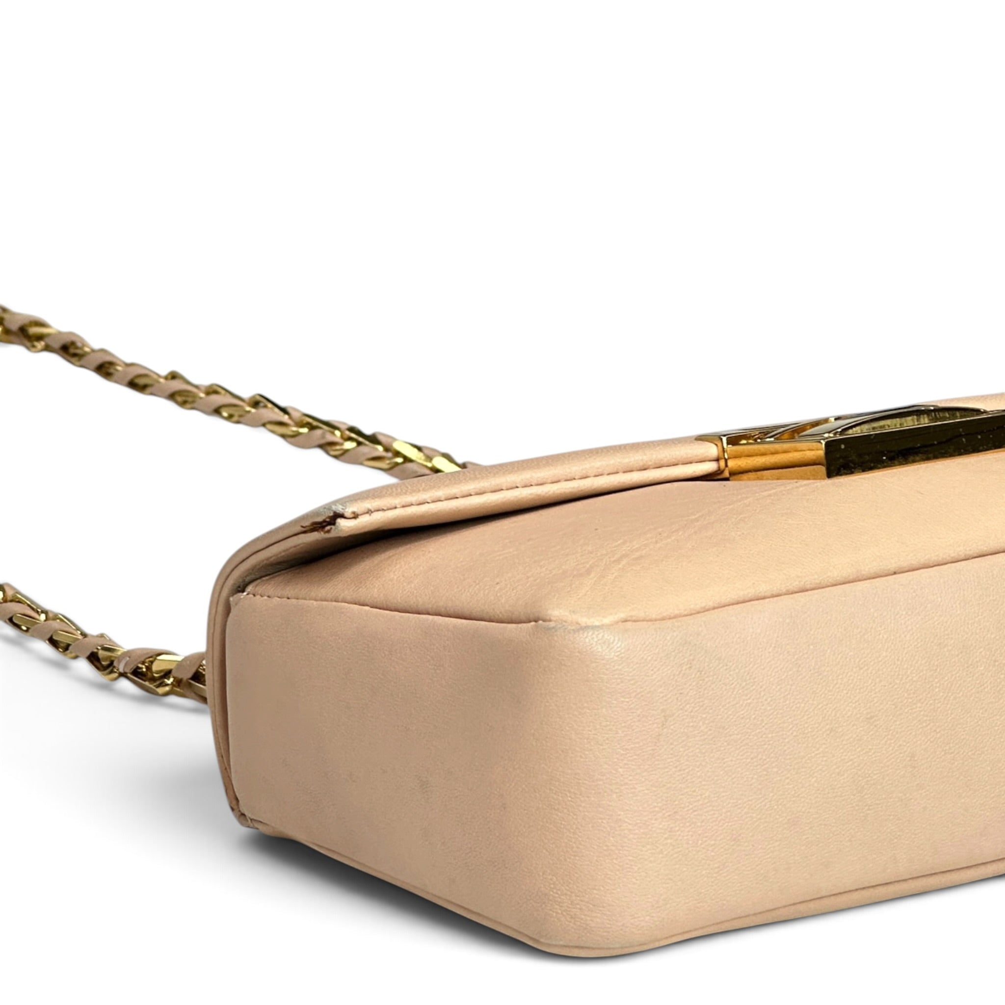 Fendi Mini Be Baguette Blush Crossbody Bag
