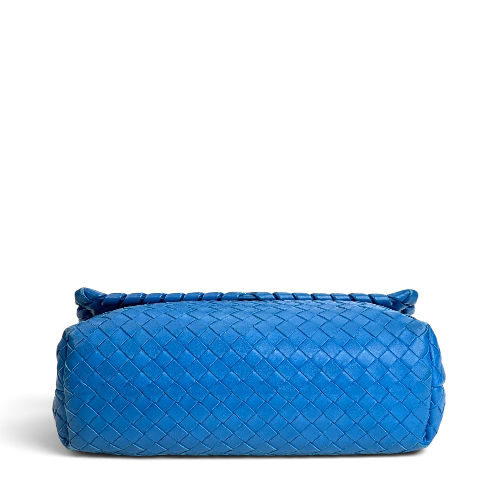 Bottega Veneta Intrecciato Olimpia Blue Shoulder bag