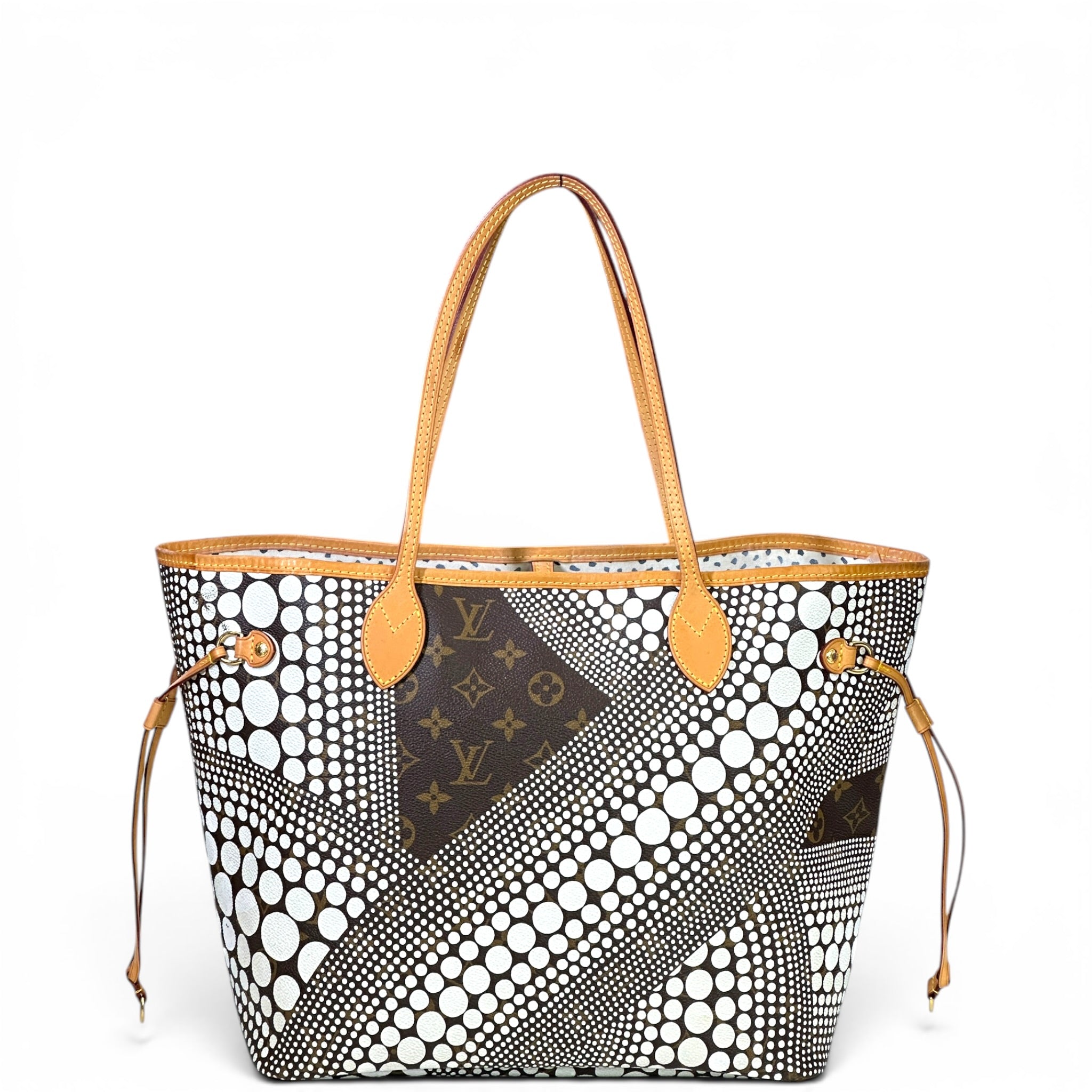 Louis Vuitton Neverfull MM Monogram Yayoi Kusama Wave Canvas