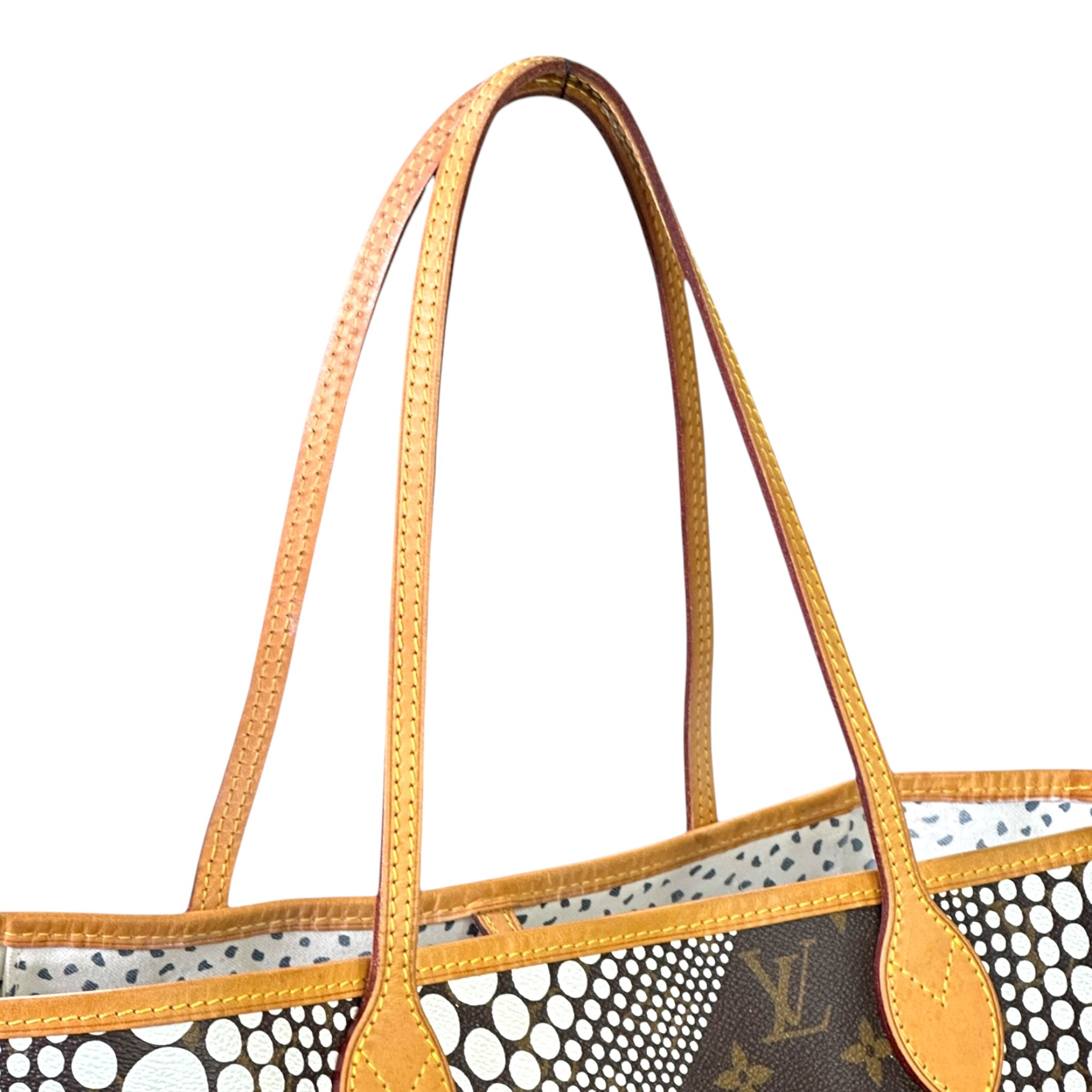 Louis Vuitton Neverfull MM Monogram Yayoi Kusama Wave Canvas