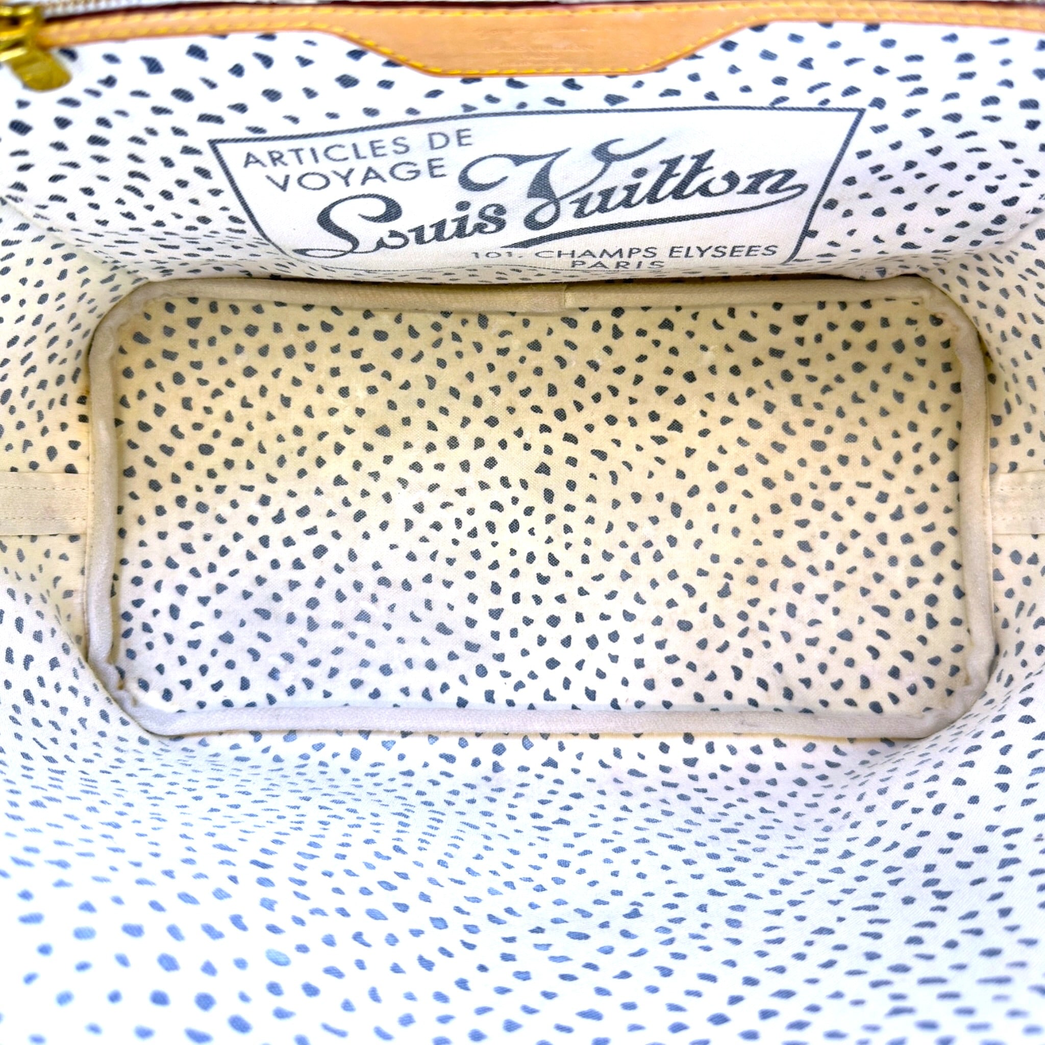 Louis Vuitton Neverfull MM Monogram Yayoi Kusama Wave Canvas