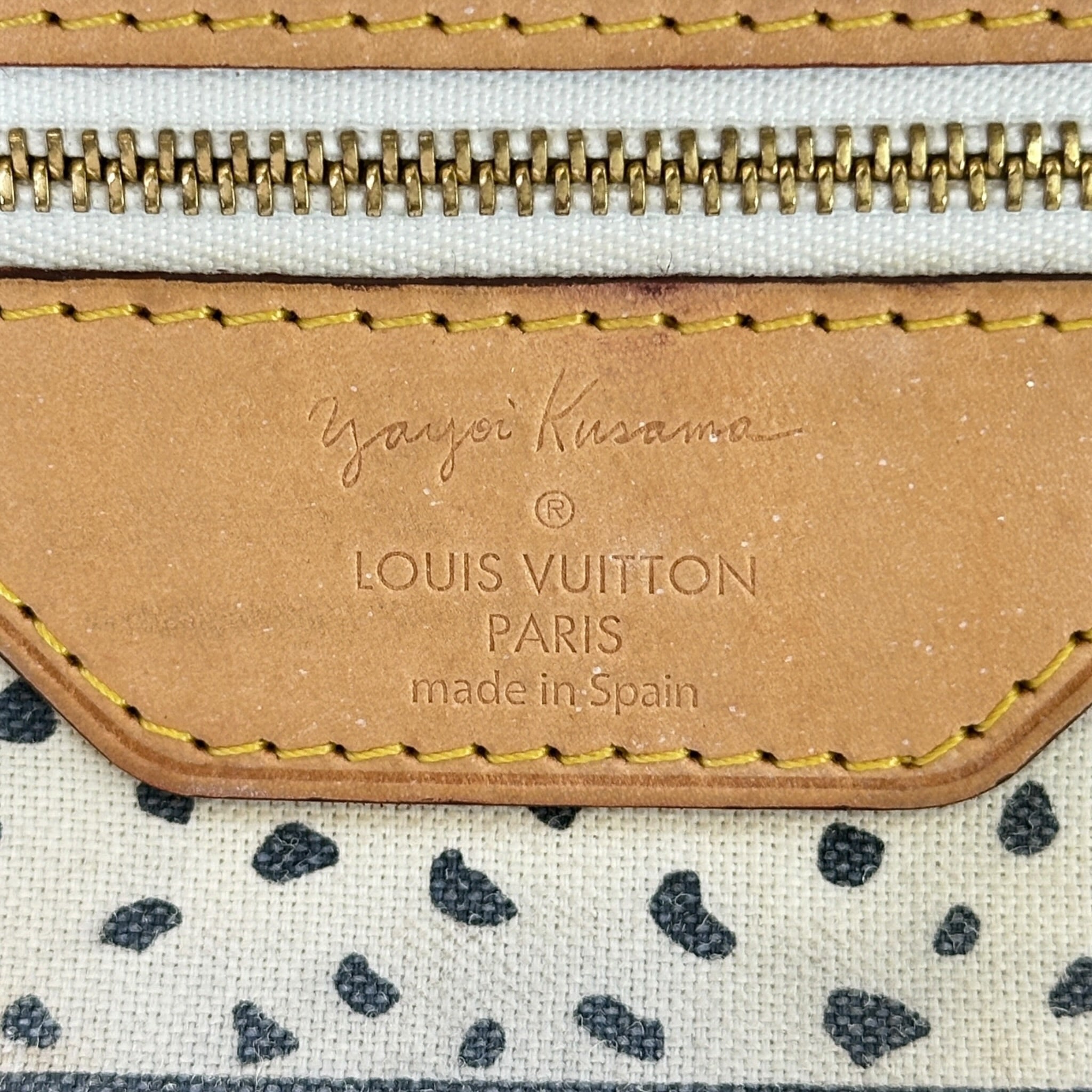 Louis Vuitton Neverfull MM Monogram Yayoi Kusama Wave Canvas