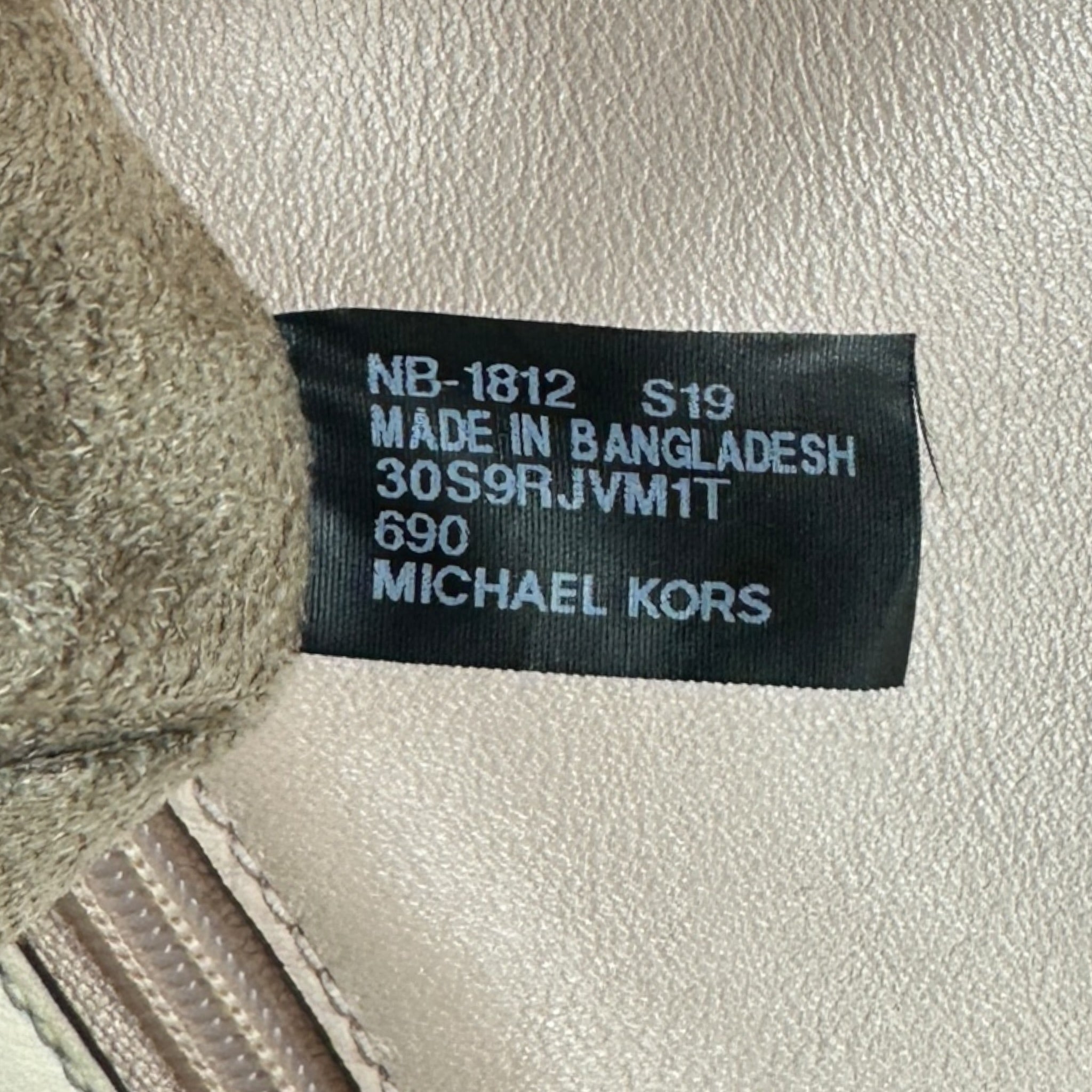 Michael Kors Jolene Saddle Crossbody bag Small Tri-Color Leather