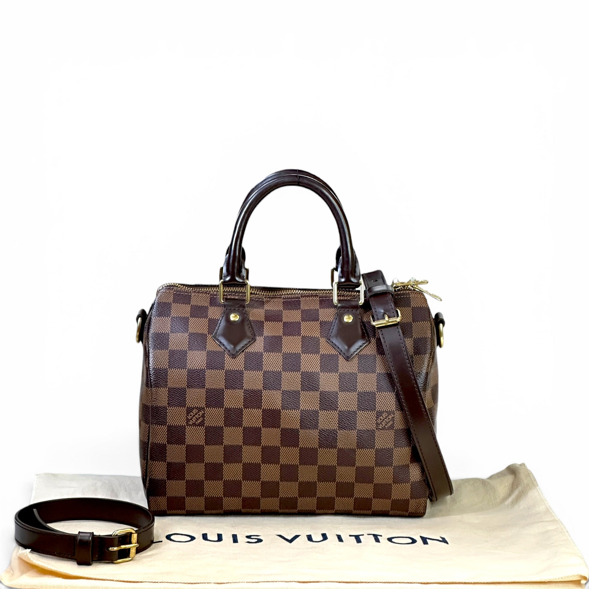 Louis Vuitton Speedy Bandoulière 25 Damier Ebene Canvas