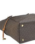 Michael Kors Voyager Tote Brown Monogram Canvas