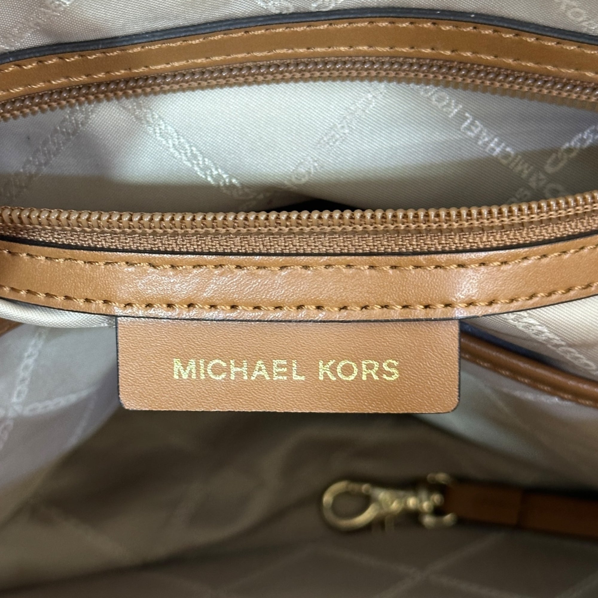 Michael Kors Voyager Tote Brown Monogram Canvas