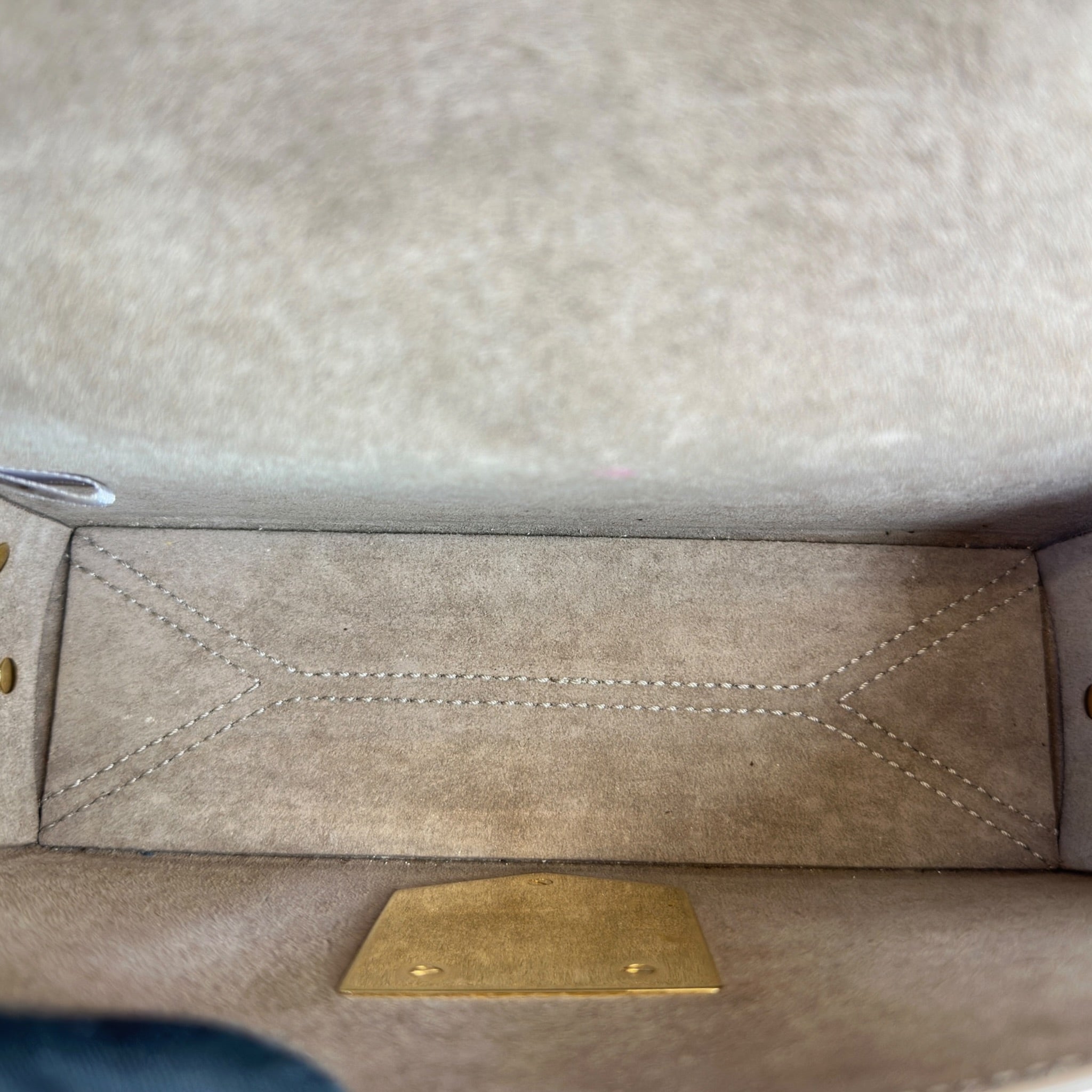 Jimmy Choo Lockett Mini Metallic Gold Leather Shoulder Bag
