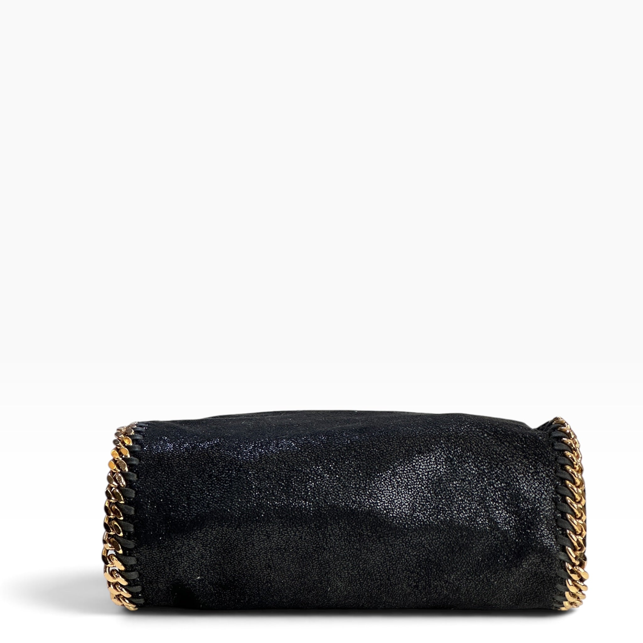 Stella Mccartney Falabella Shaggy Mini black leather Tote Bag