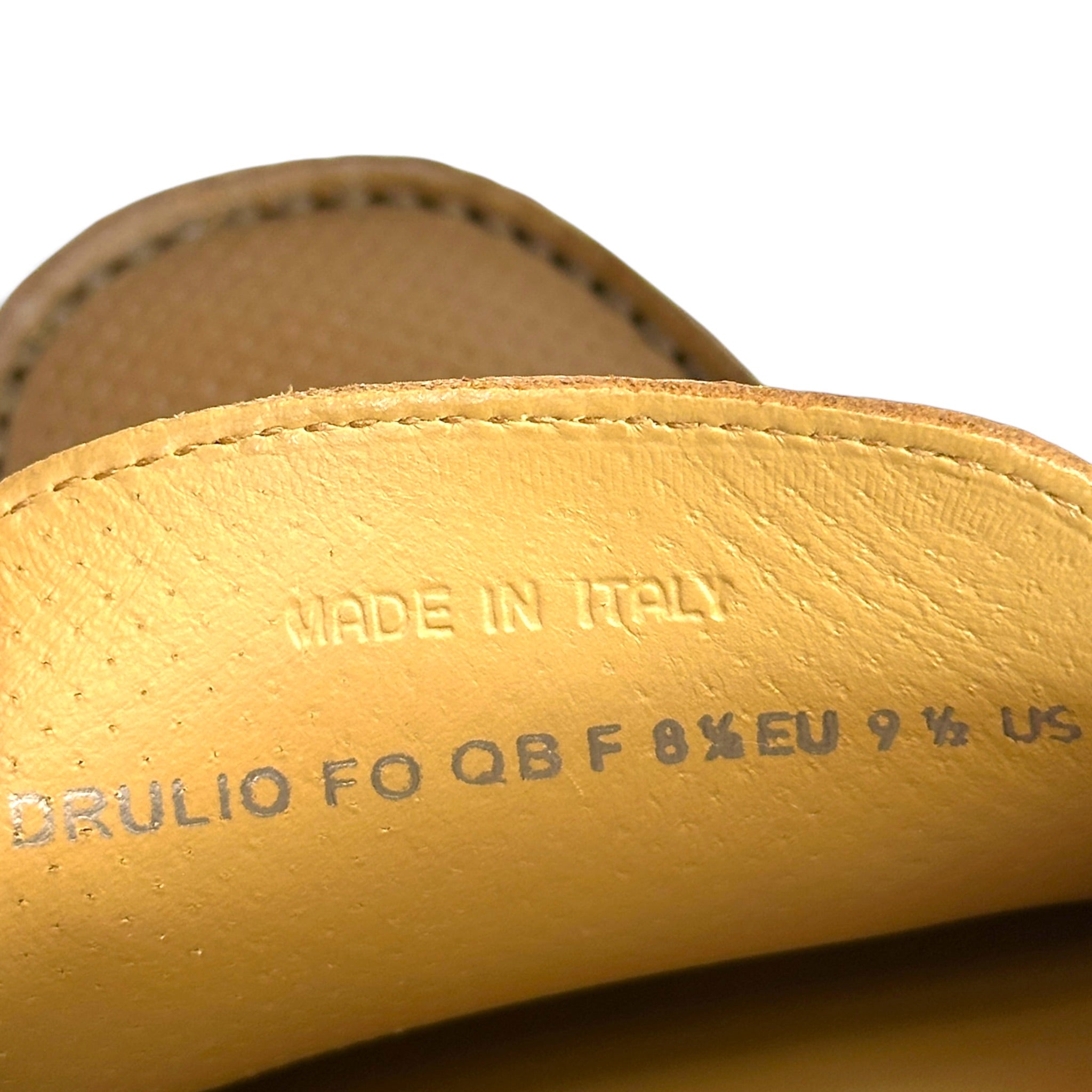 Bally Men's Tan Perforated Leather Loafers Size UK 9.5