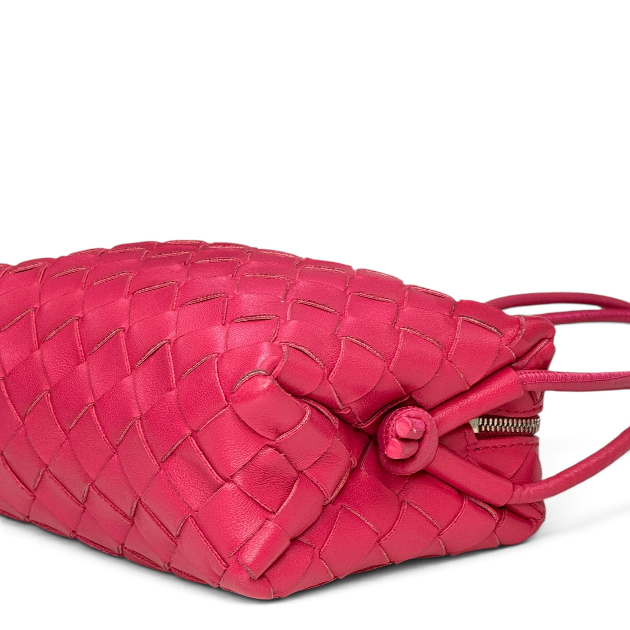 Bottega Veneta Intrecciato Small Loop Pink Shoulder bag