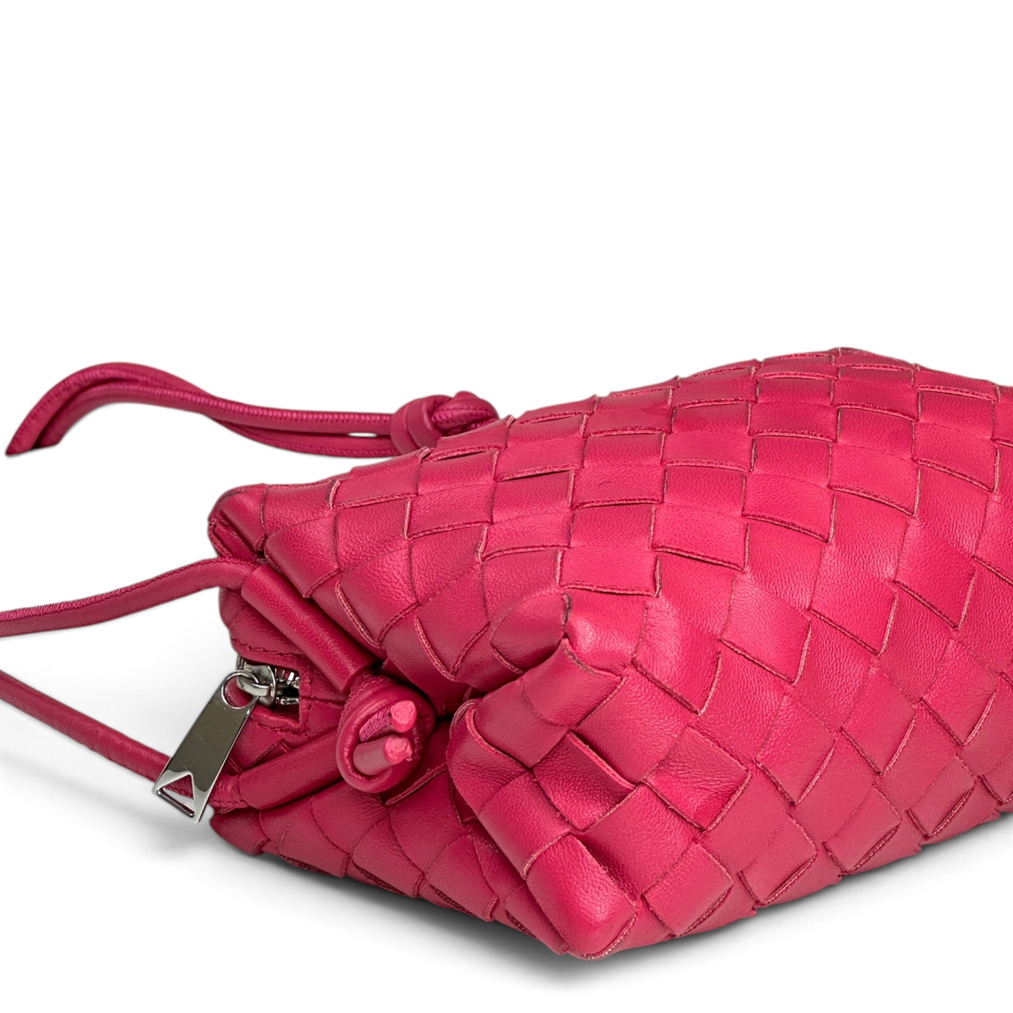 Bottega Veneta Intrecciato Small Loop Pink Shoulder bag
