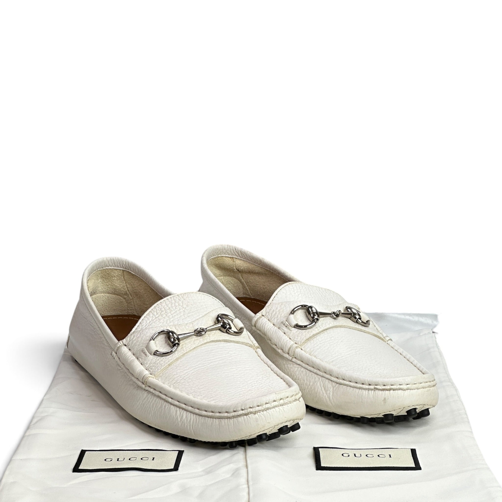 Gucci 1953 horsebit white  Men's loafers size UK: 9.5