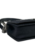 Chanel Mosaic Boy Bag Medium Black Quilted Wool