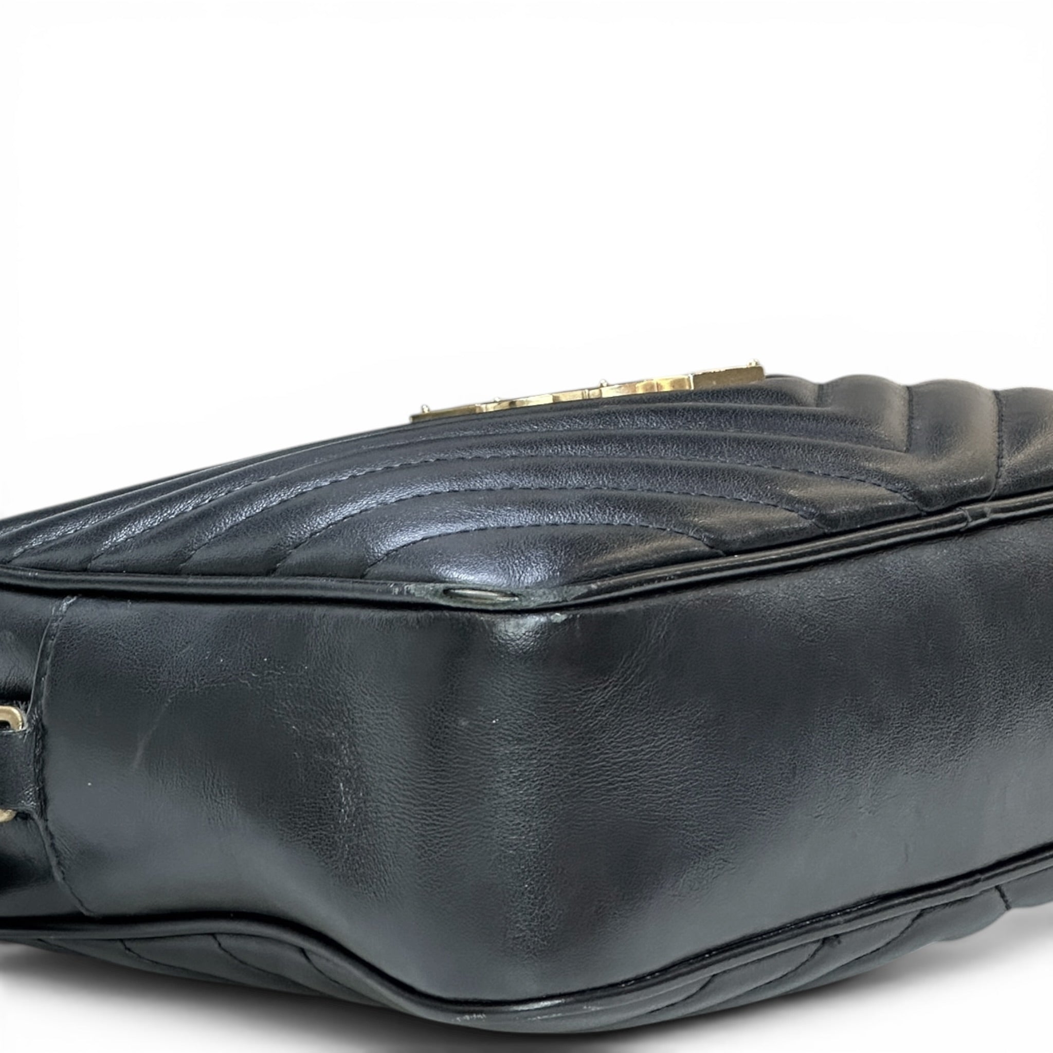 Saint Laurent Lou Camera Bag Black Quilted Leather