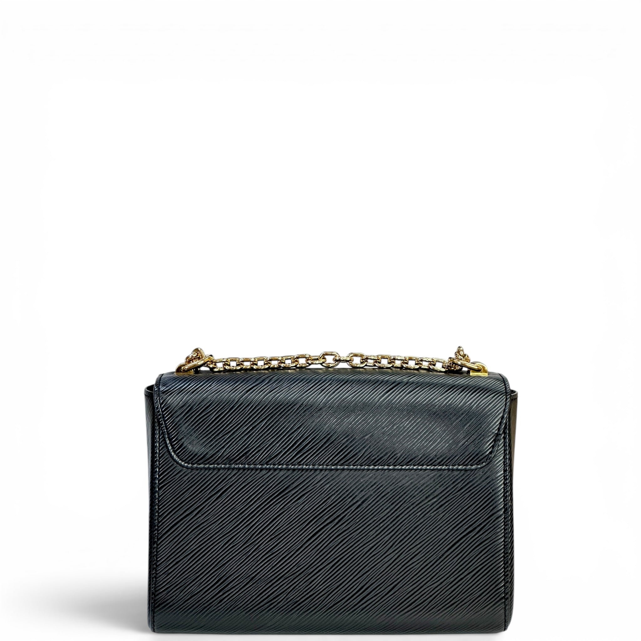 Louis Vuitton Twist MM Bag Black Epi Leather