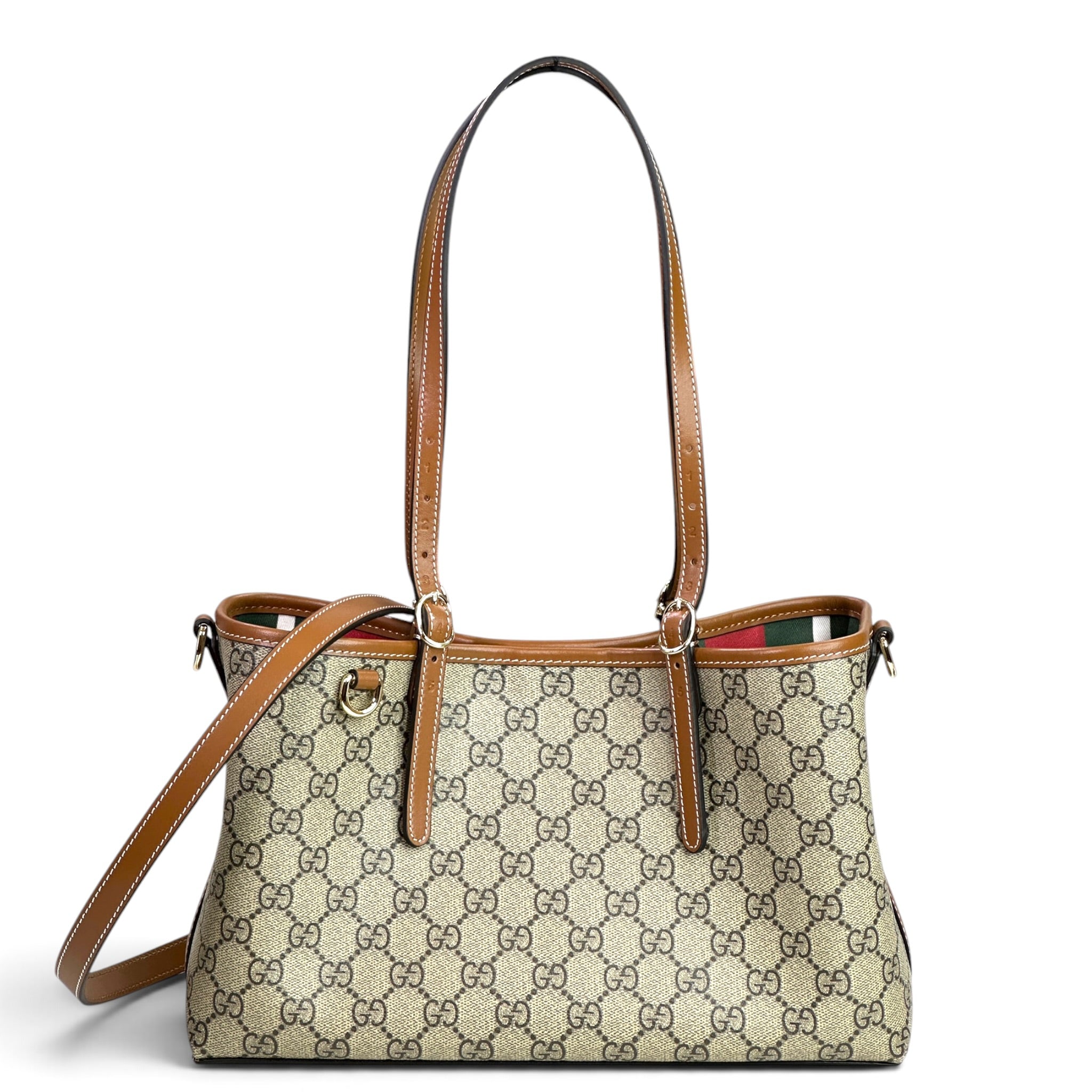 Gucci GG Emblem small Canvas Tote Bag