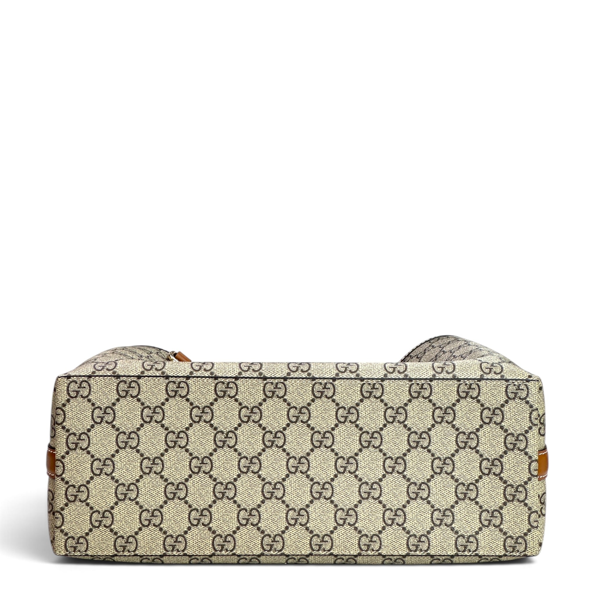 Gucci GG Emblem small Canvas Tote Bag