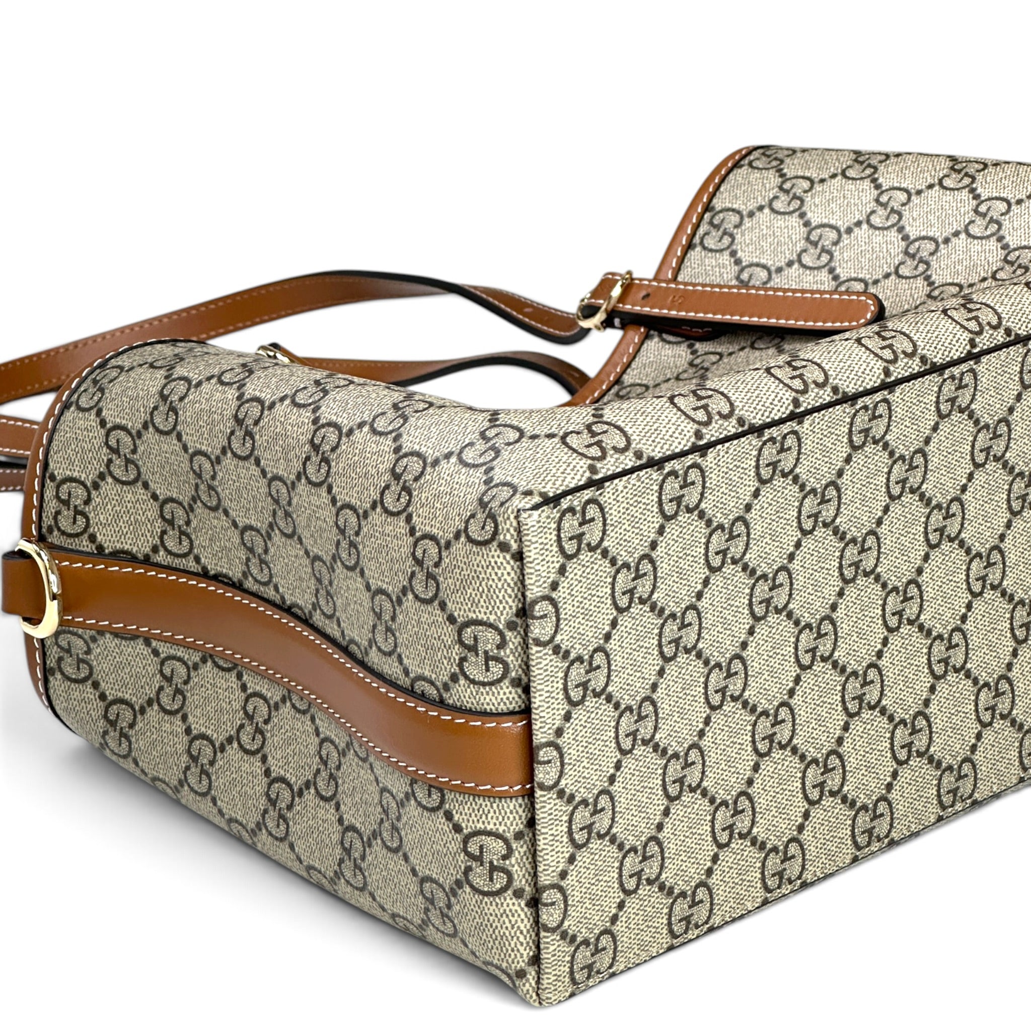 Gucci GG Emblem small Canvas Tote Bag