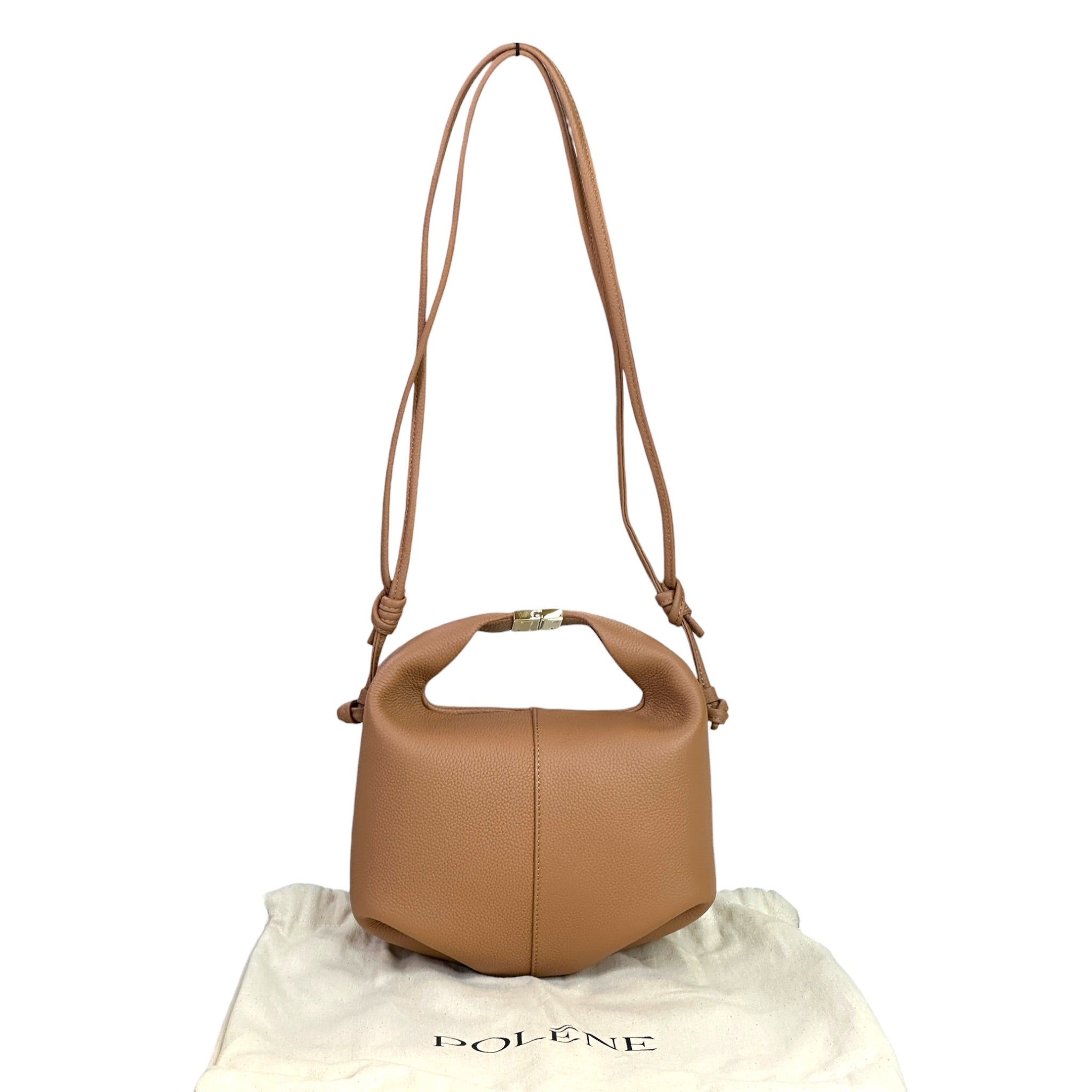 Polene Beri Textured Blush Calf Leather