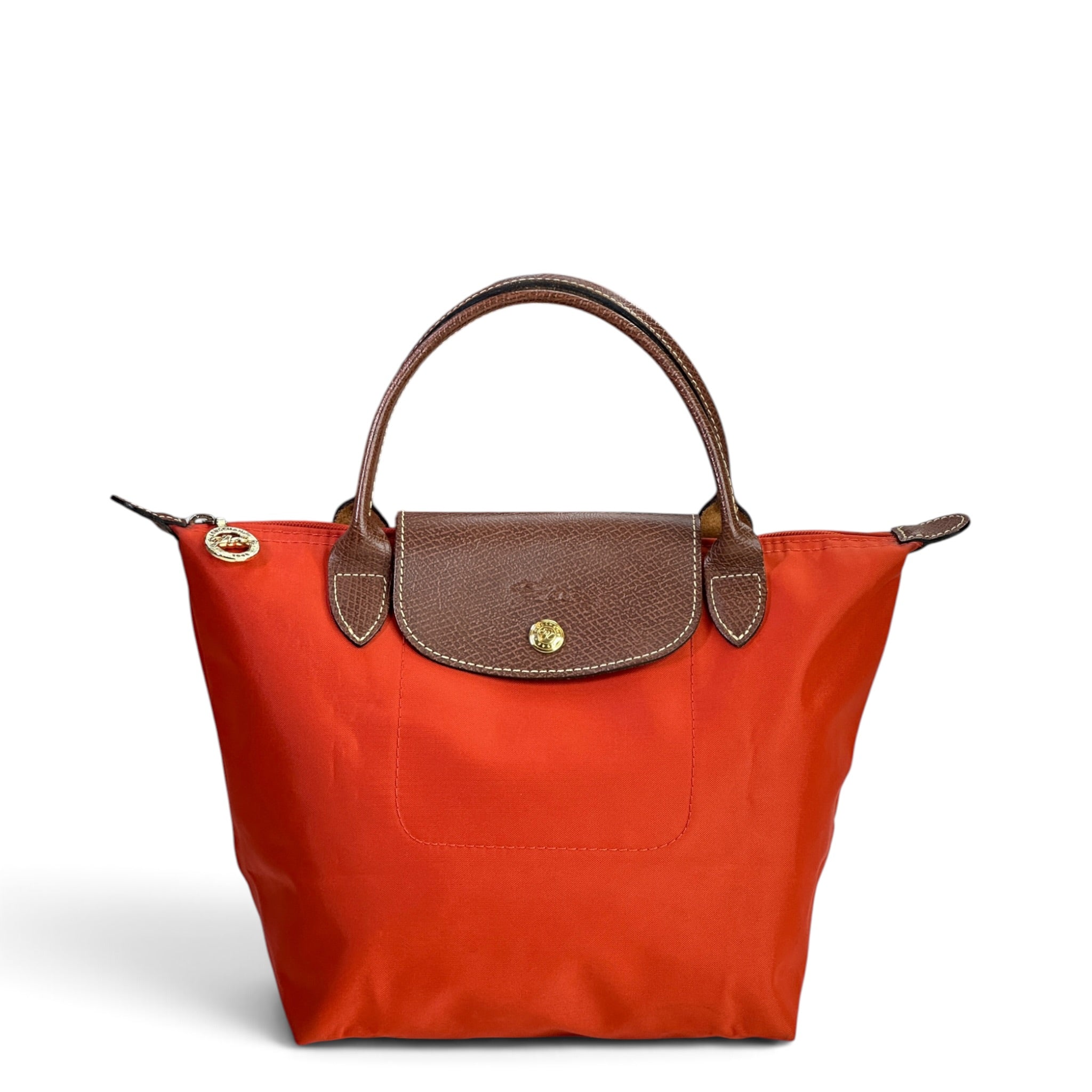 Longchamp Le Pilage Red Small Tote