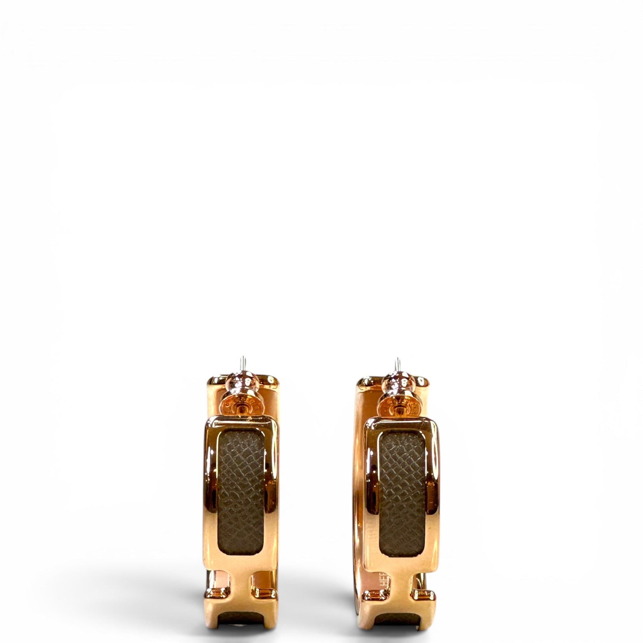 Hermes Olympe Earrings Gold