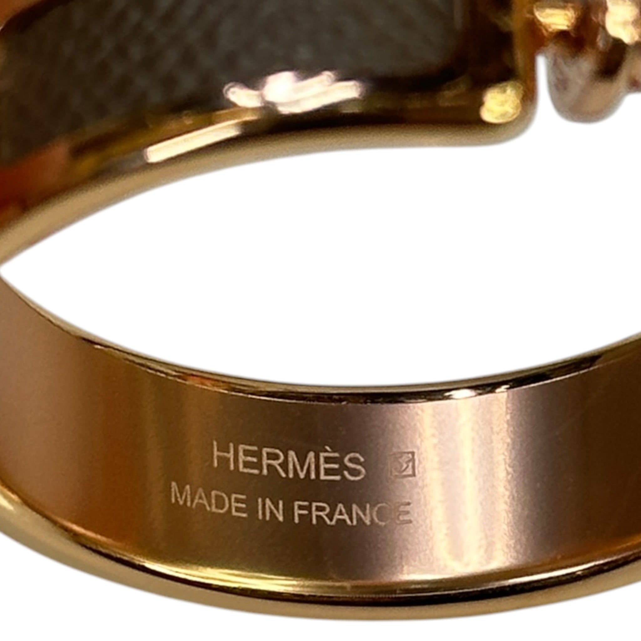 Hermes Olympe Earrings Gold