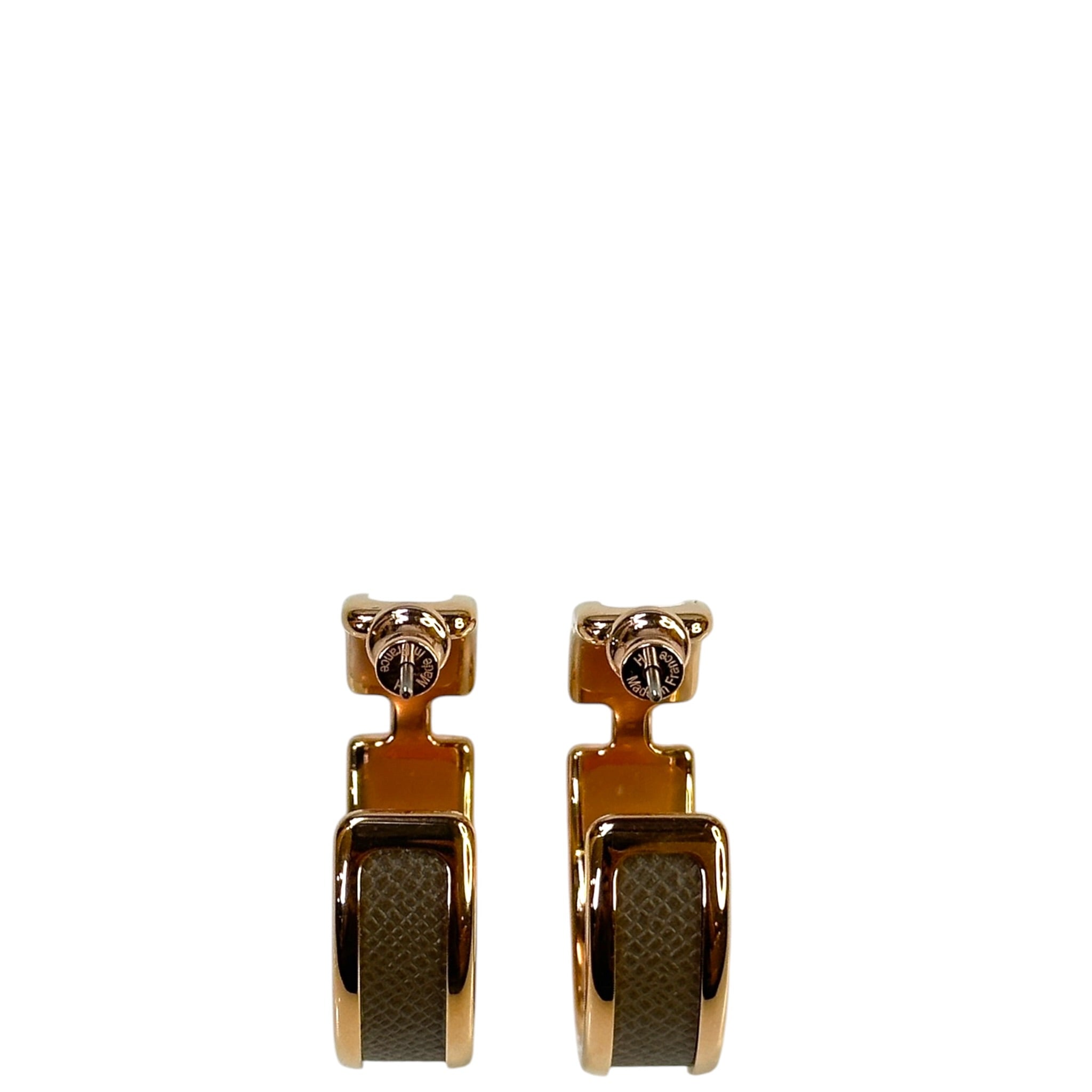 Hermes Olympe Earrings Gold