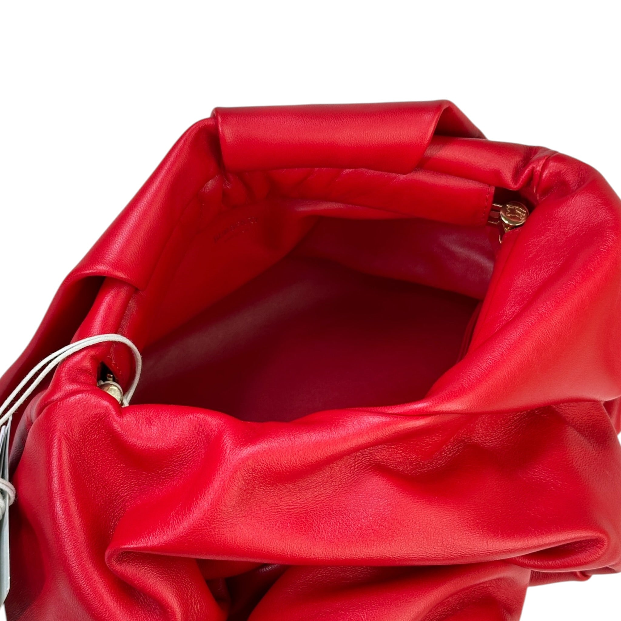 Burberry Rose Clutch Red Lamb Leather