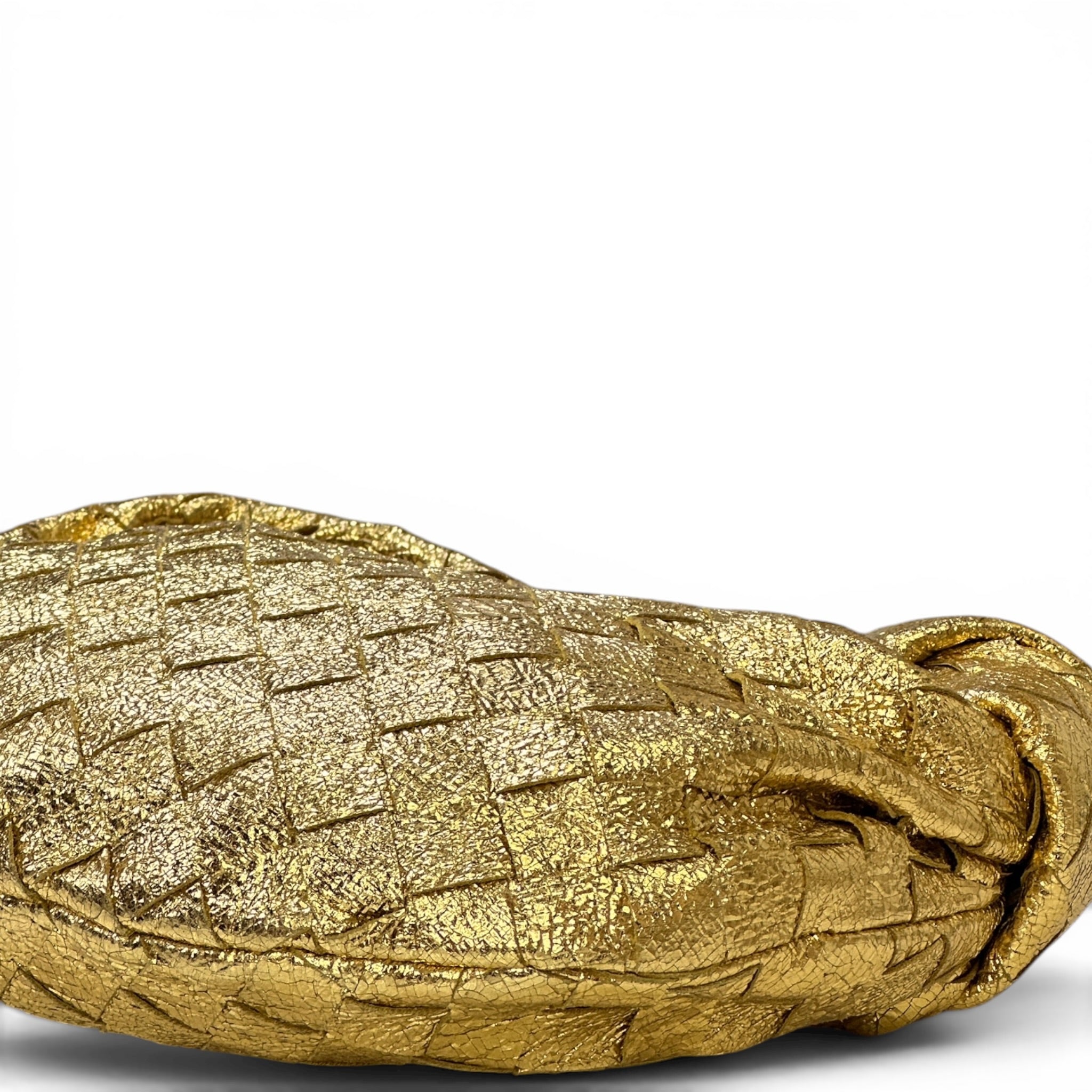 Bottega Veneta Jodie Mini Bag Gold Leather