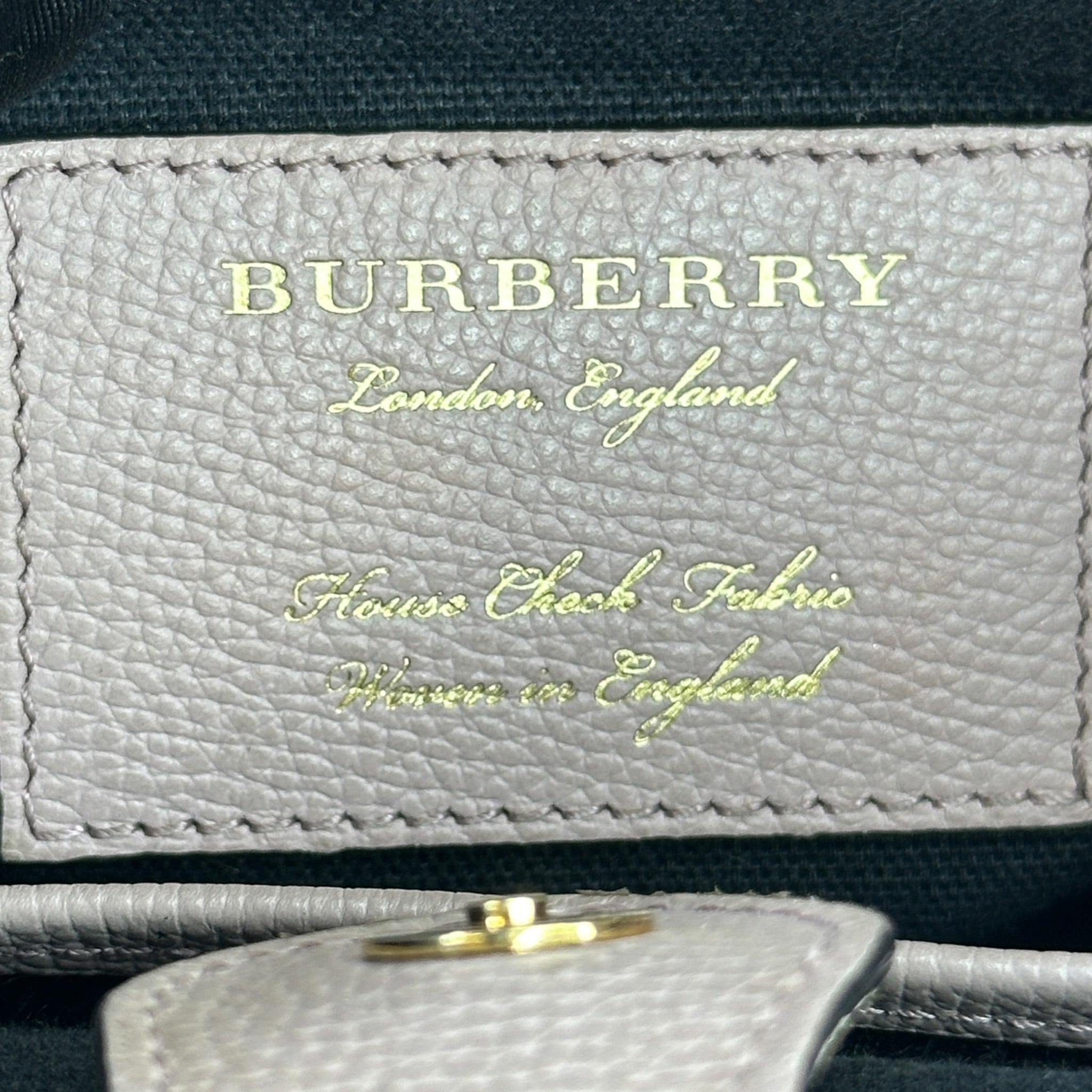 Burberry Baby Banner Mini Pink Calf Skin Tote