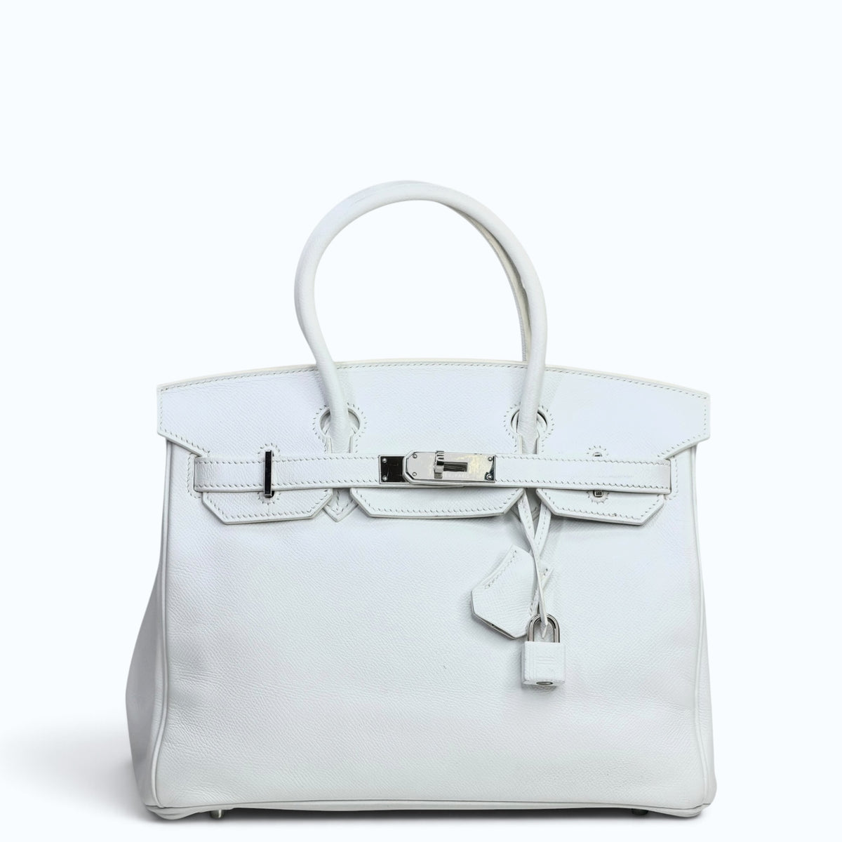 Hermes Birkin 30 White PHW Hand Bag