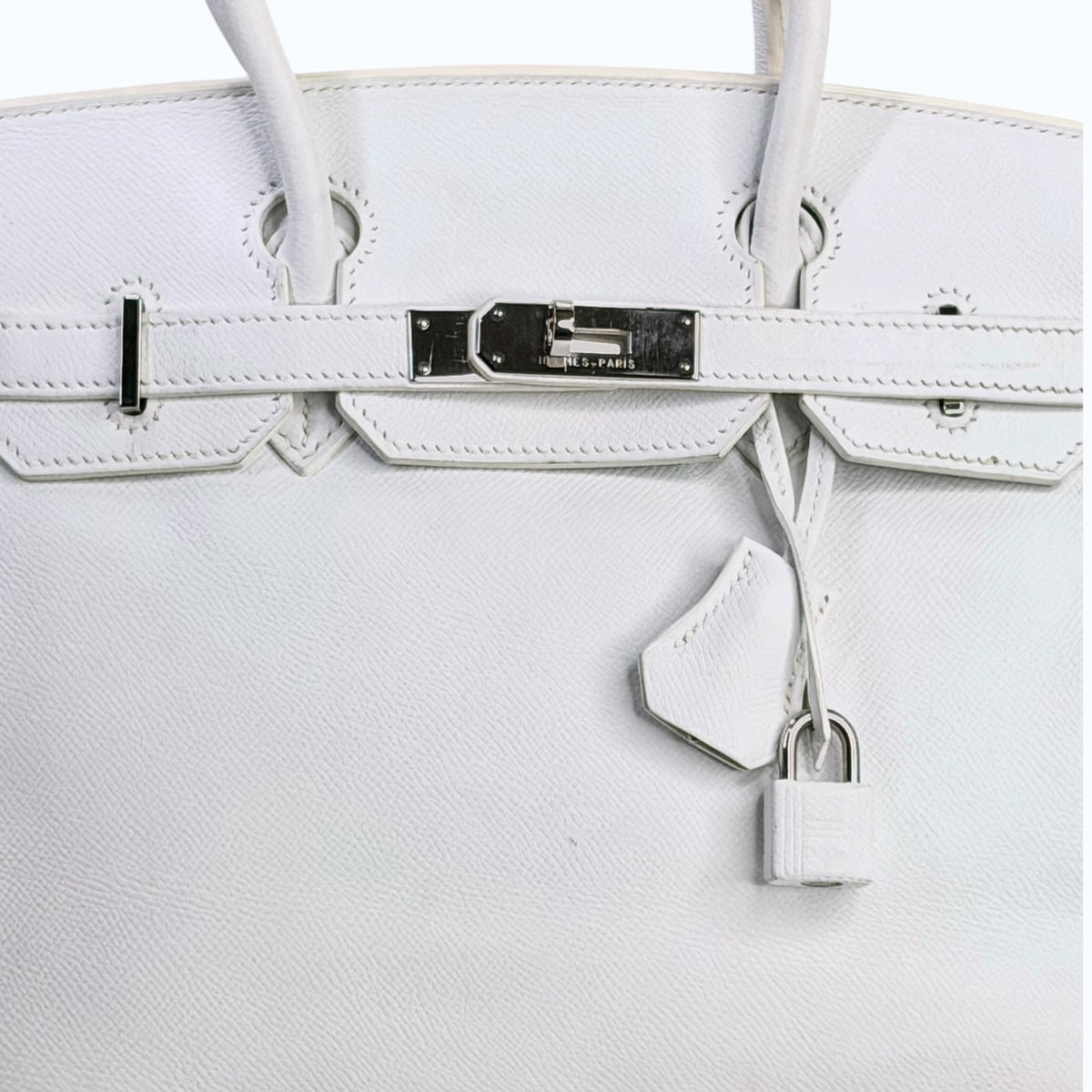 Hermes Birkin 30 White PHW Hand Bag