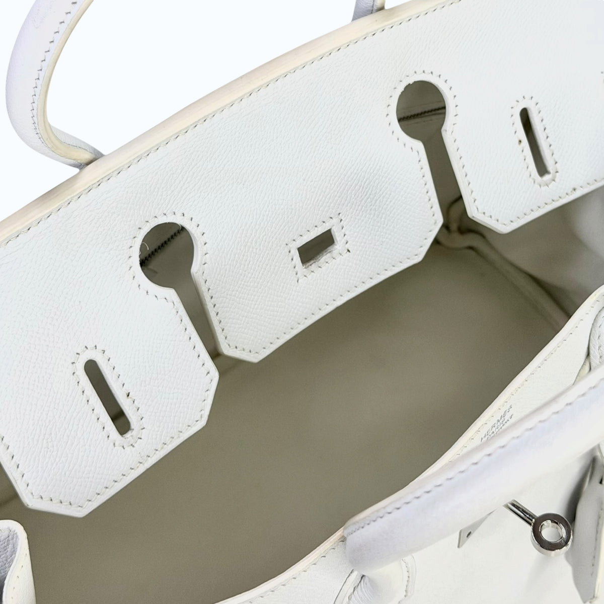 Hermes Birkin 30 White PHW Hand Bag